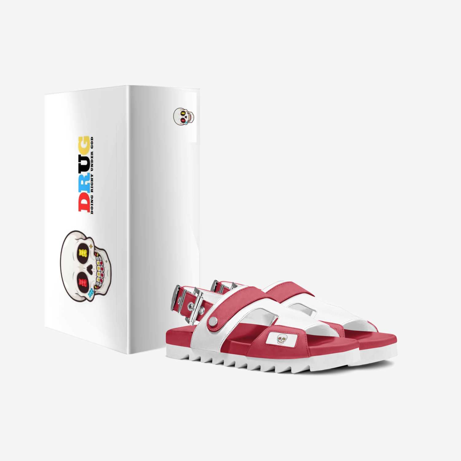 DRUG  custom made in Italy shoes by Dashawn Johnson | Box view