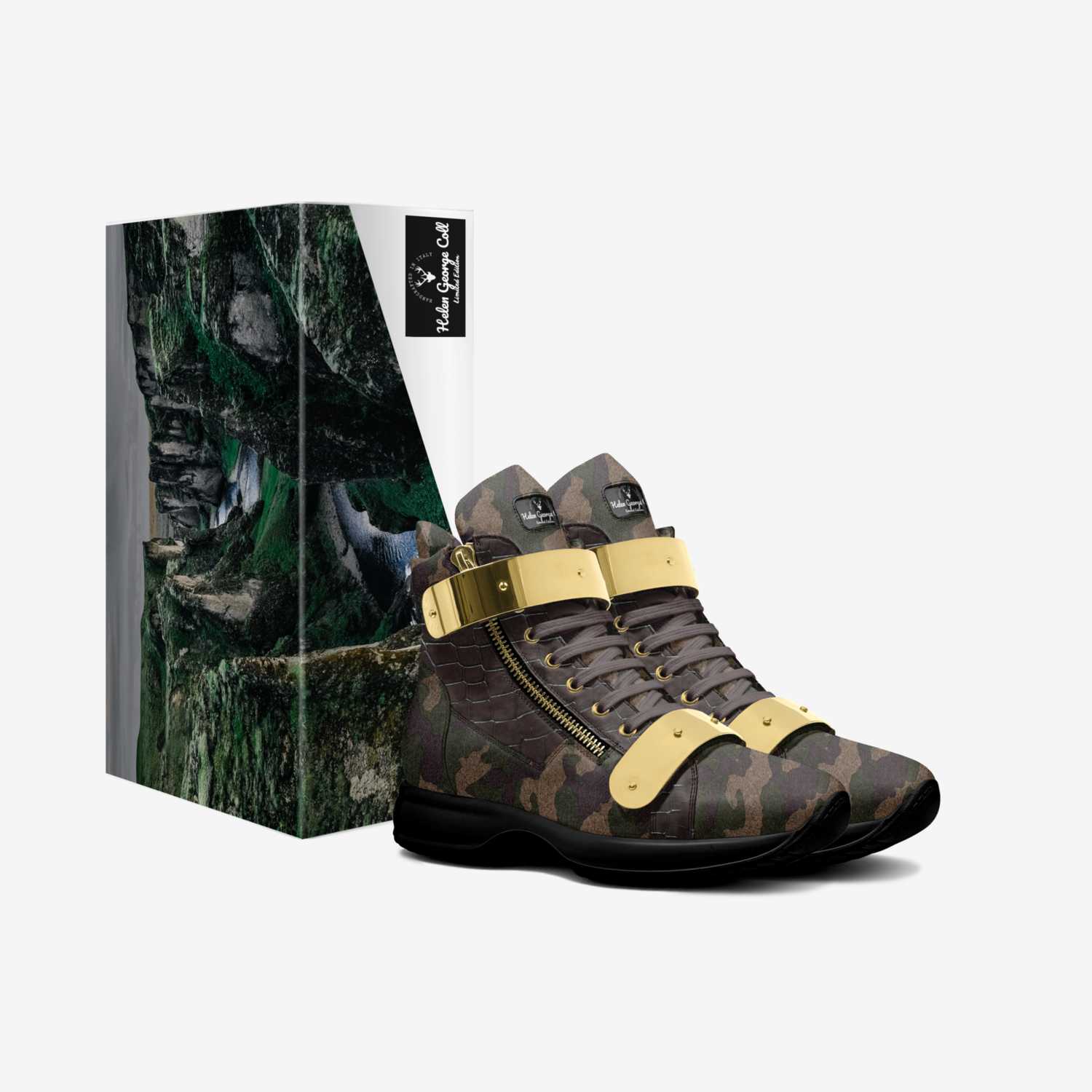 The Forever custom made in Italy shoes by Amando Burke | Box view