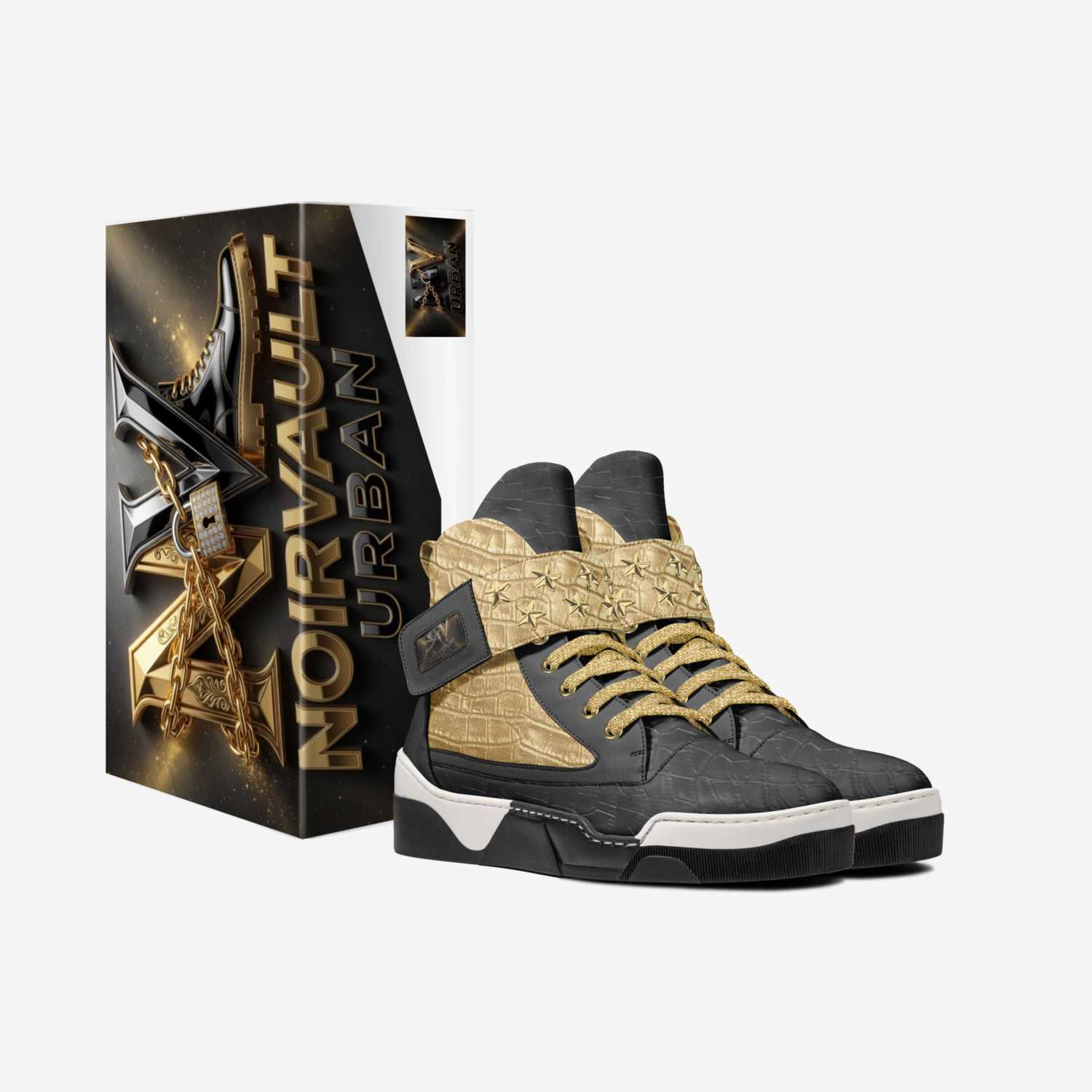 NoirVault Urban  custom made in Italy shoes by Miriam Escalera Boria | Box view