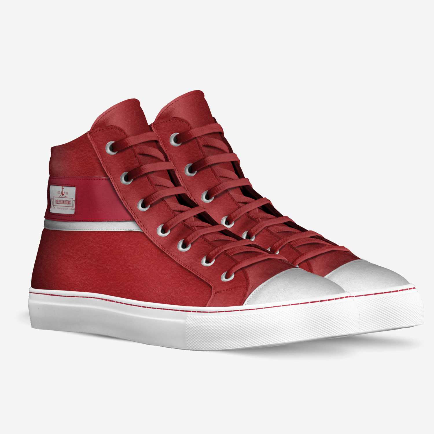 Redfish custom made in Italy shoes by Reel2reel Kustoms | Double view