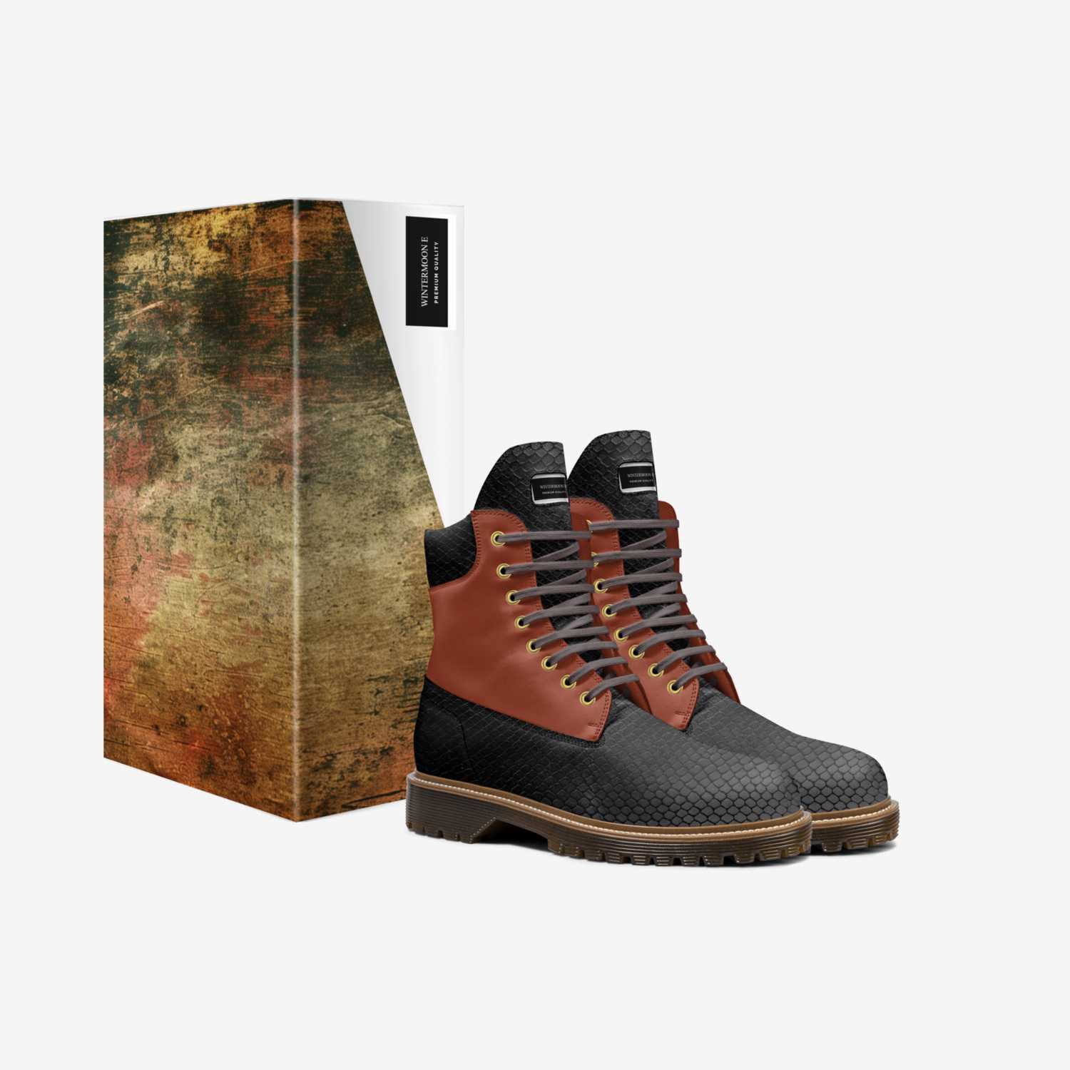 Wintermoon E custom made in Italy shoes by Sean Fortner | Box view
