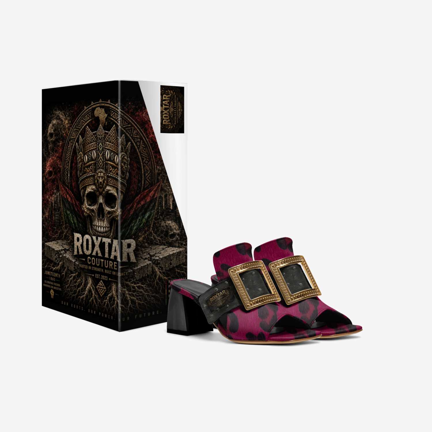 RHC Rooted Sandal custom made in Italy shoes by Glass Felix | Box view