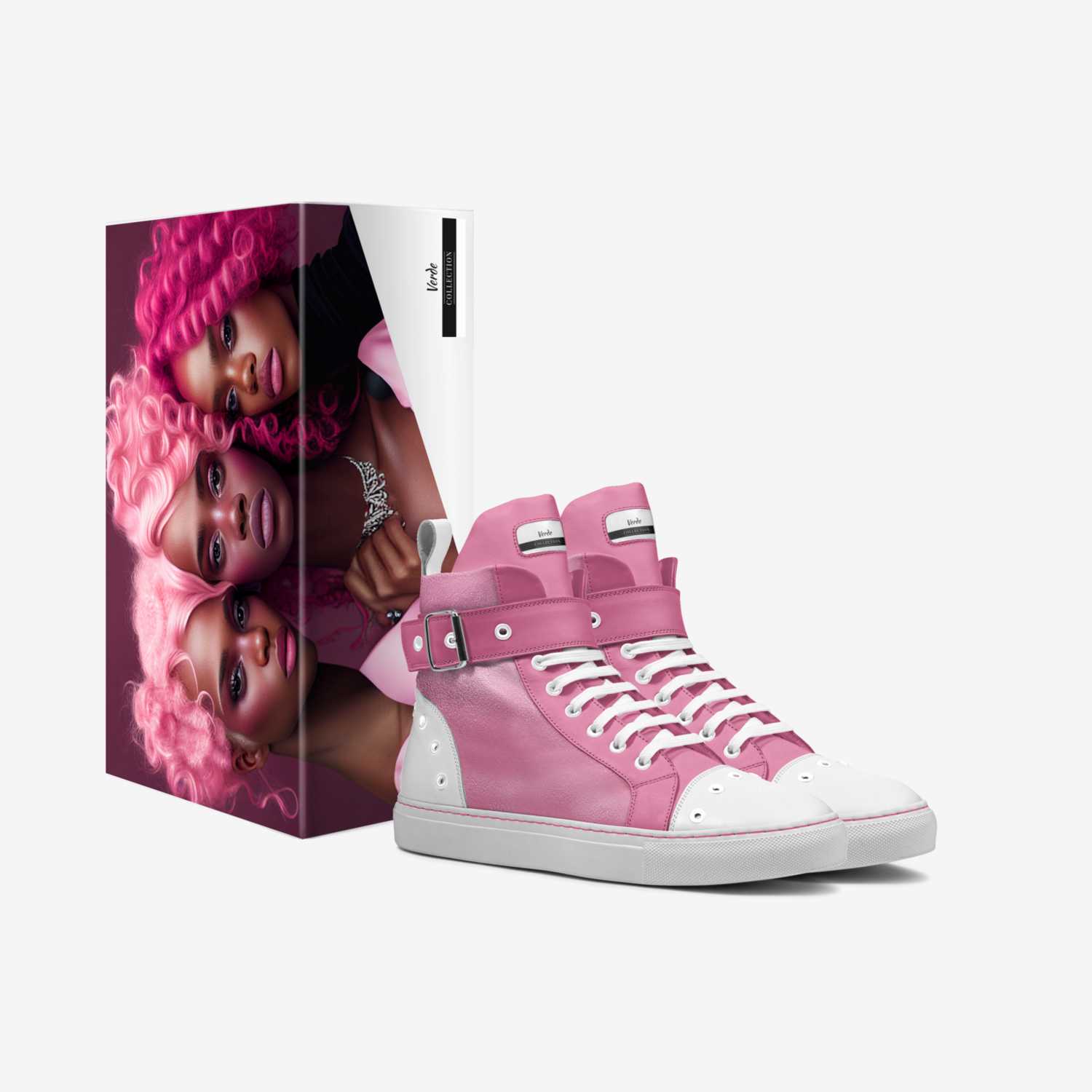 Verde  custom made in Italy shoes by Jesse D Green | Box view