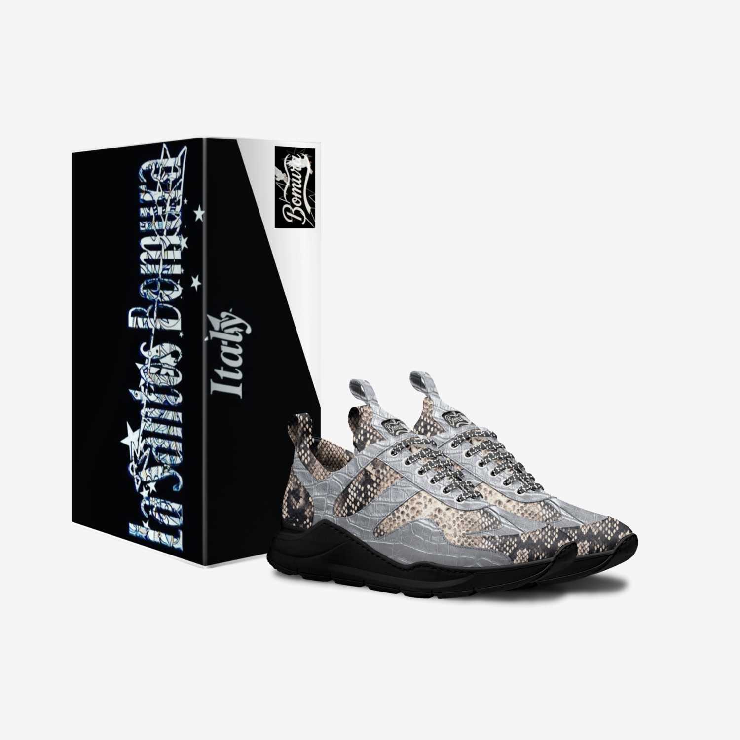 DFG Guana Bomura custom made in Italy shoes by Darnell Howard | Box view
