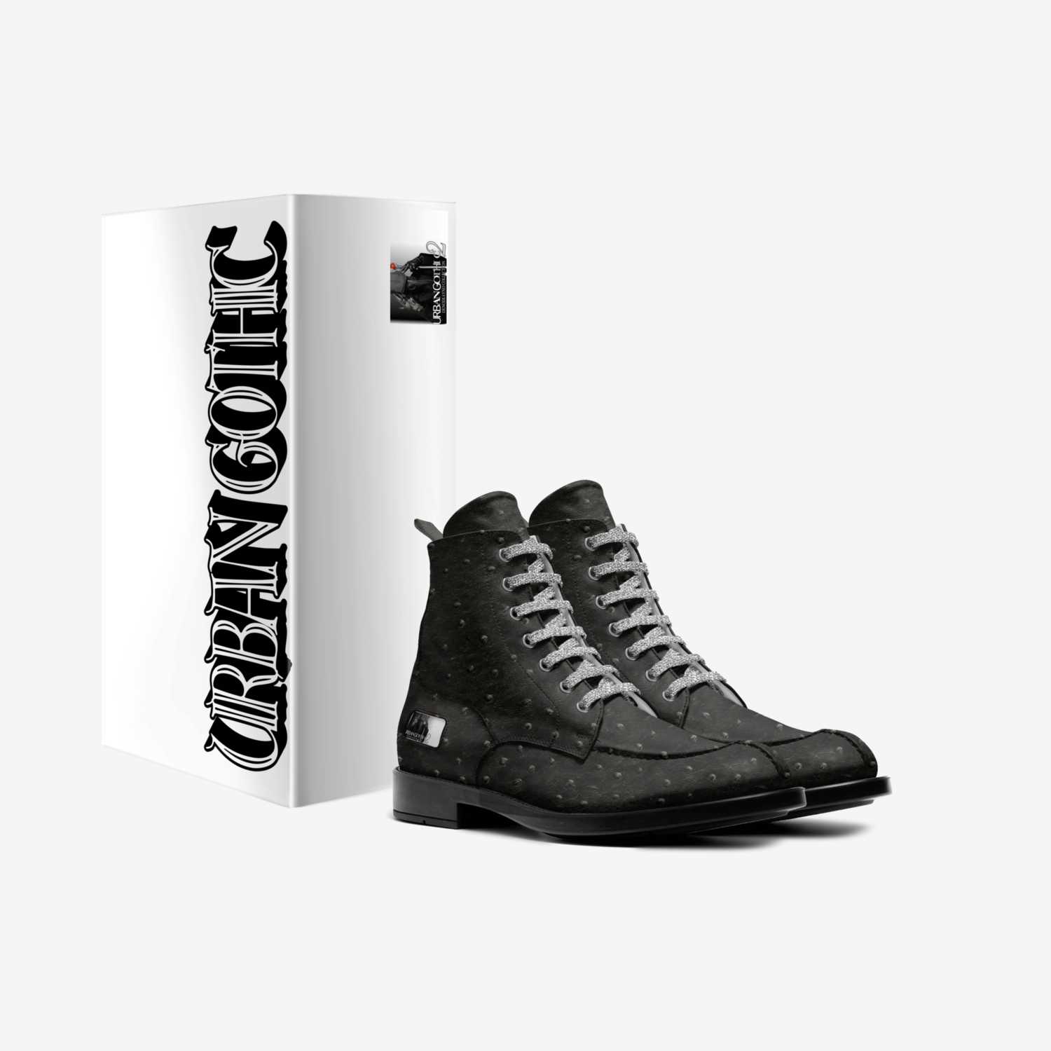 UG STEEL 2 custom made in Italy shoes by Delano Varner A.k.a Denodlayno | Box view