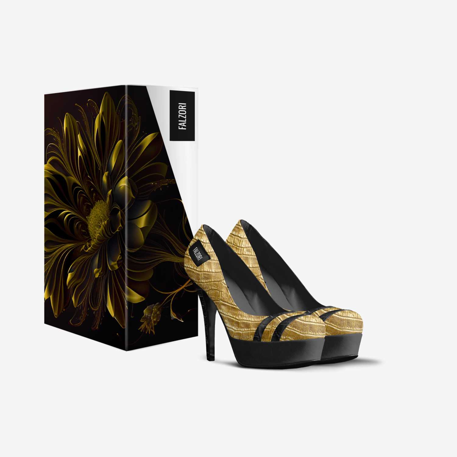 FALZORI custom made in Italy shoes by Jamilia Robyn | Box view