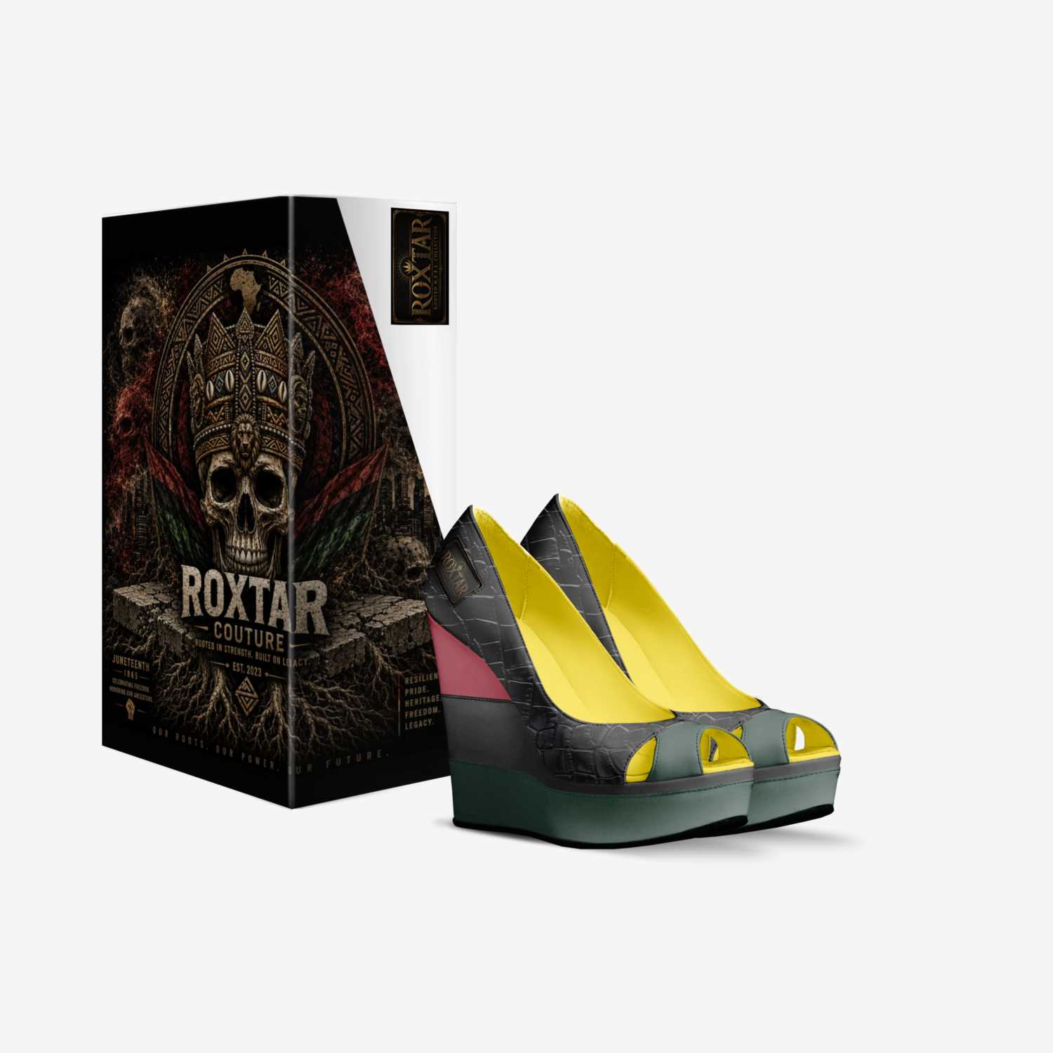 RHC Rooted Wedge custom made in Italy shoes by Glass Felix | Box view