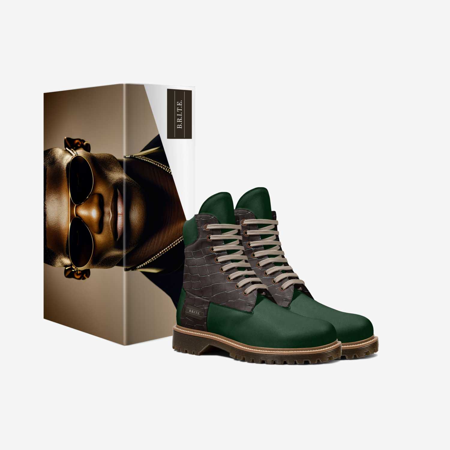 B.R.I.T.E. custom made in Italy shoes by Legion The Louisville Legend | Box view