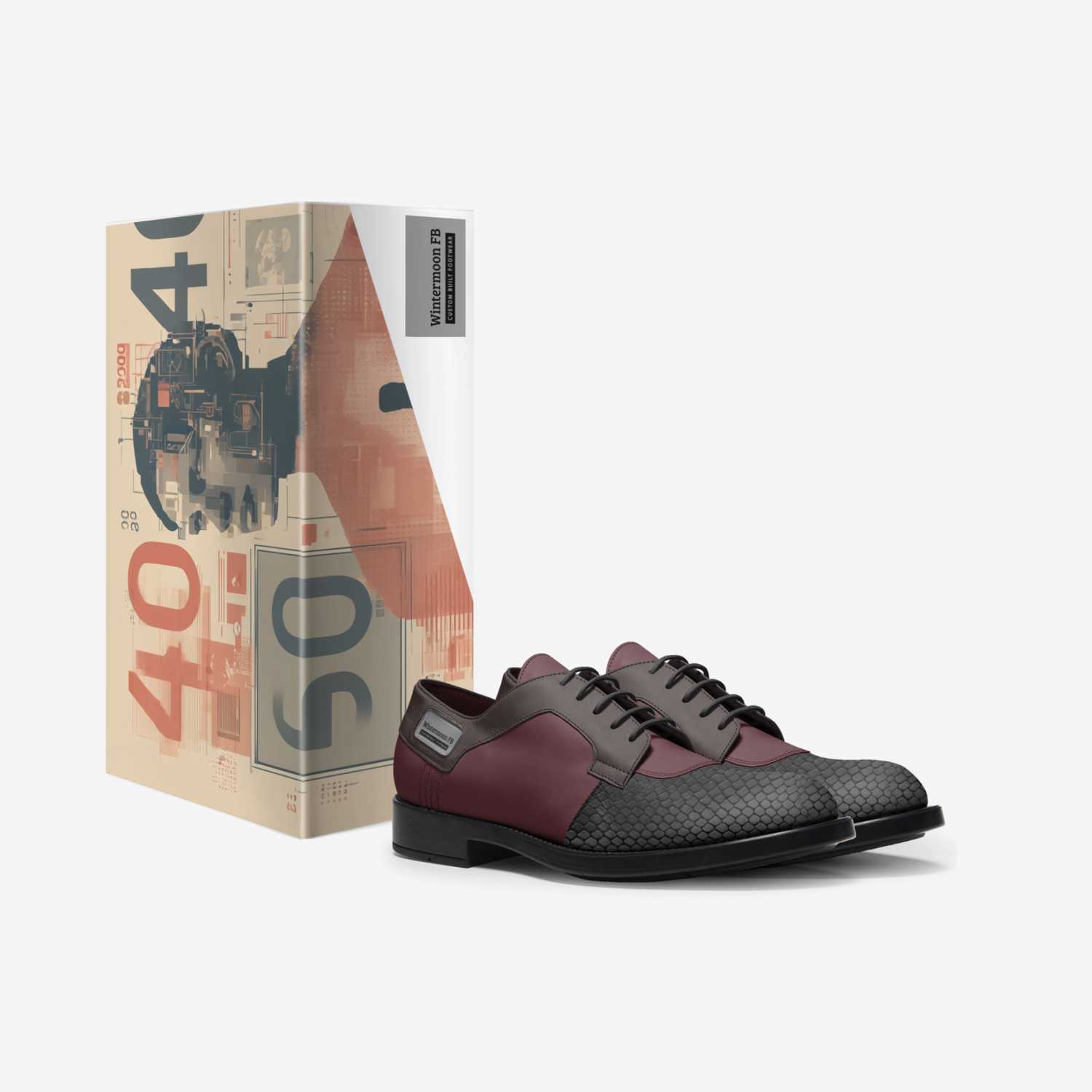 Wintermoon FB custom made in Italy shoes by Sean Fortner | Box view