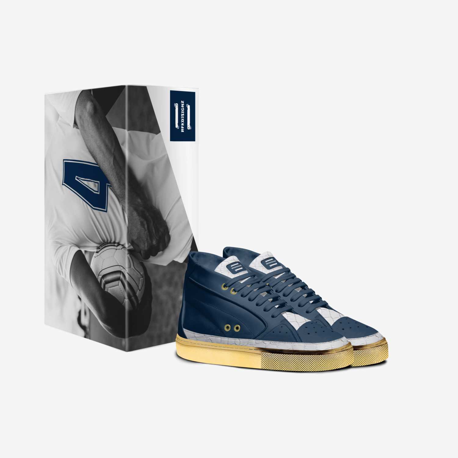 OlaBlou'2026 custom made in Italy shoes by Rudanie Kunst | Box view