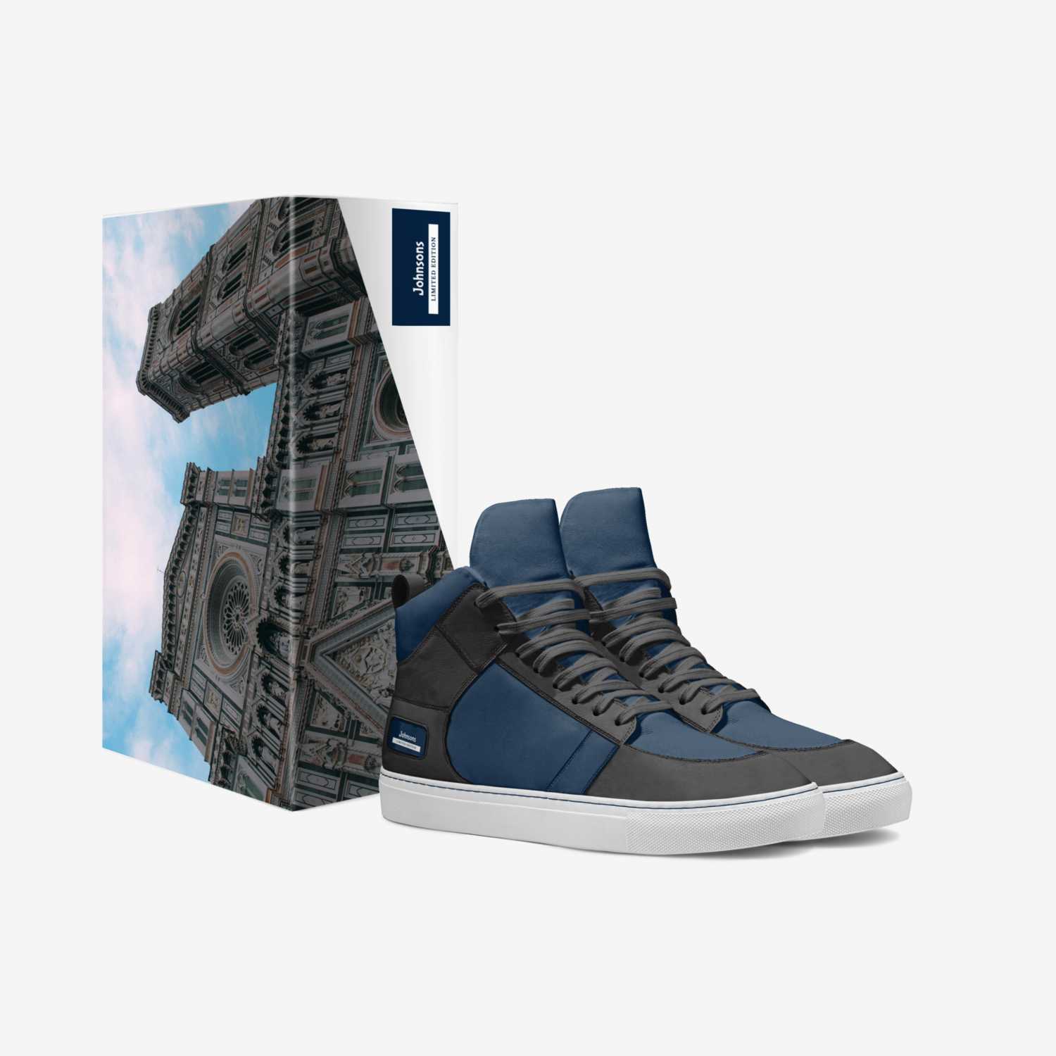 Johnson 1 custom made in Italy shoes by Andrew M Johnson | Box view