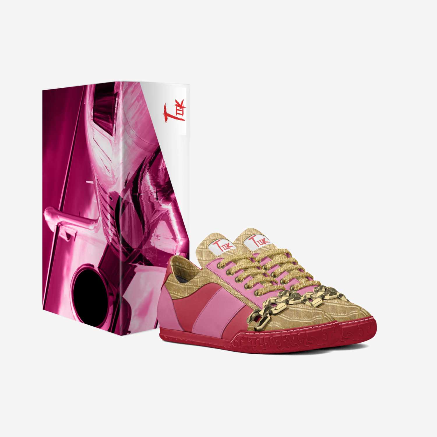 T3K custom made in Italy shoes by Tamarr Ellerbe | Box view