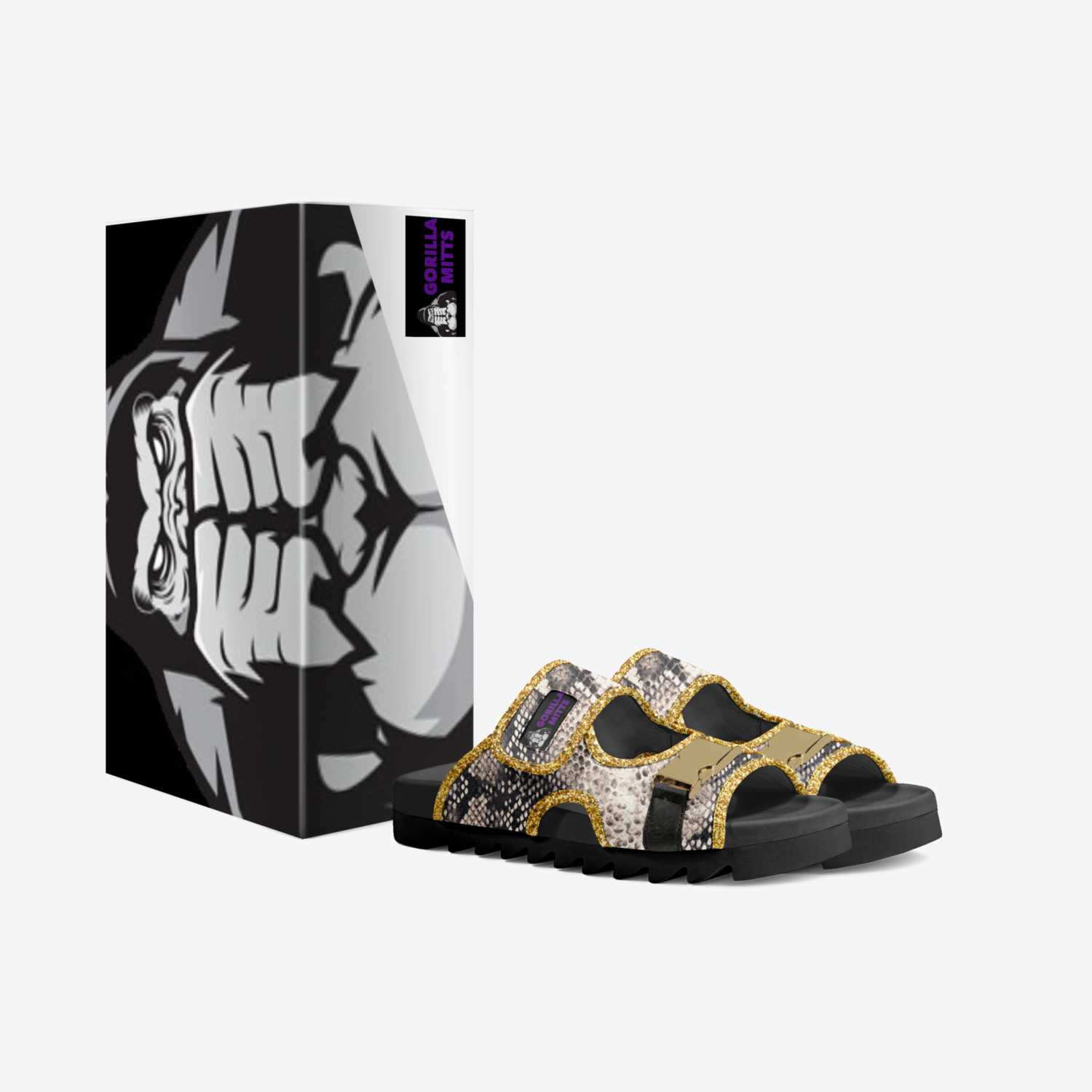 GORILLA MITTS custom made in Italy shoes by Jeff Waldon | Box view