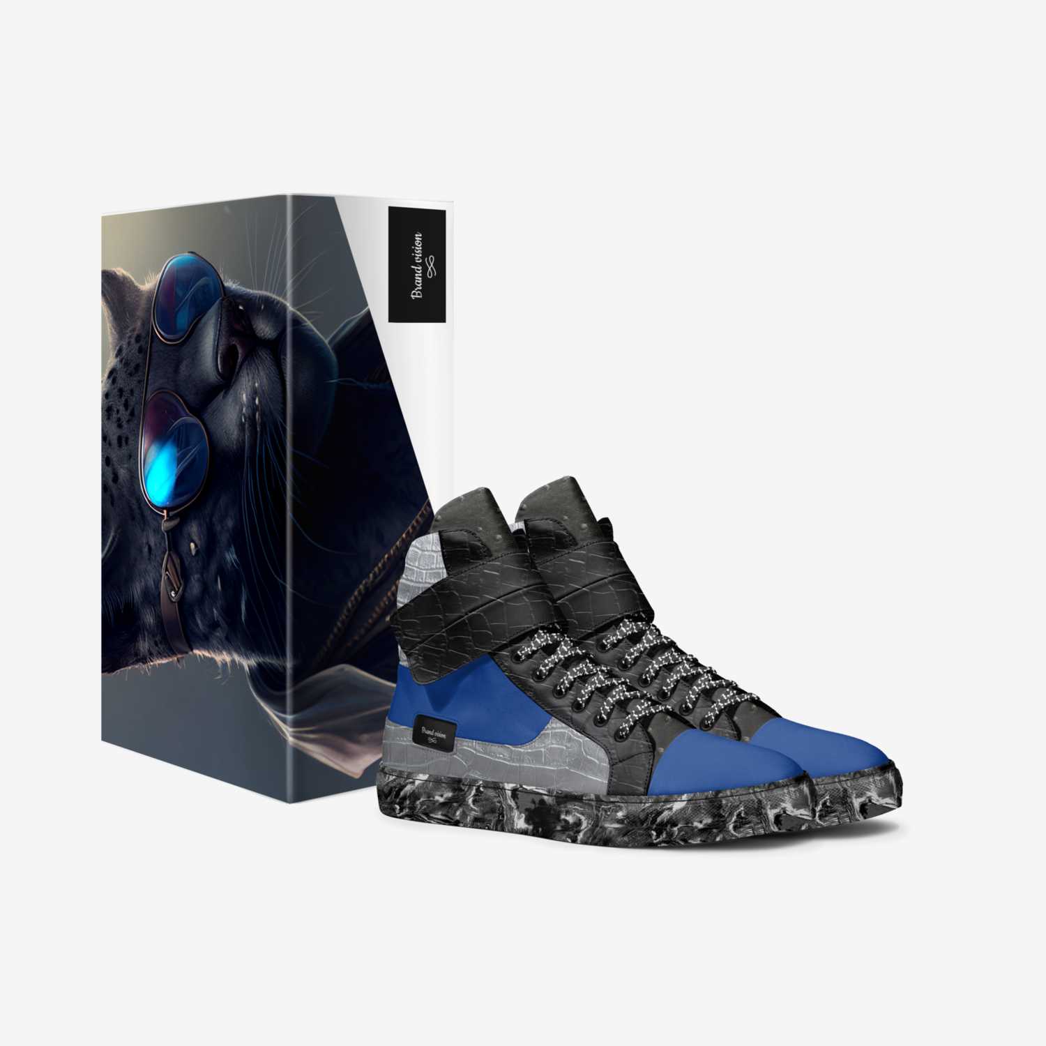 Brand vision custom made in Italy shoes by Octavia J Mcvea | Box view