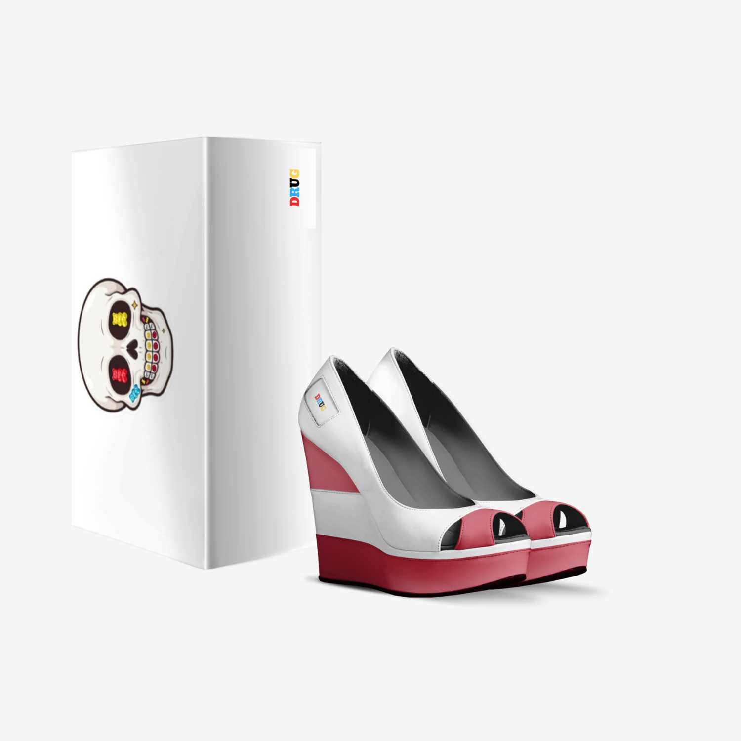 DRUG custom made in Italy shoes by Dashawn Johnson | Box view