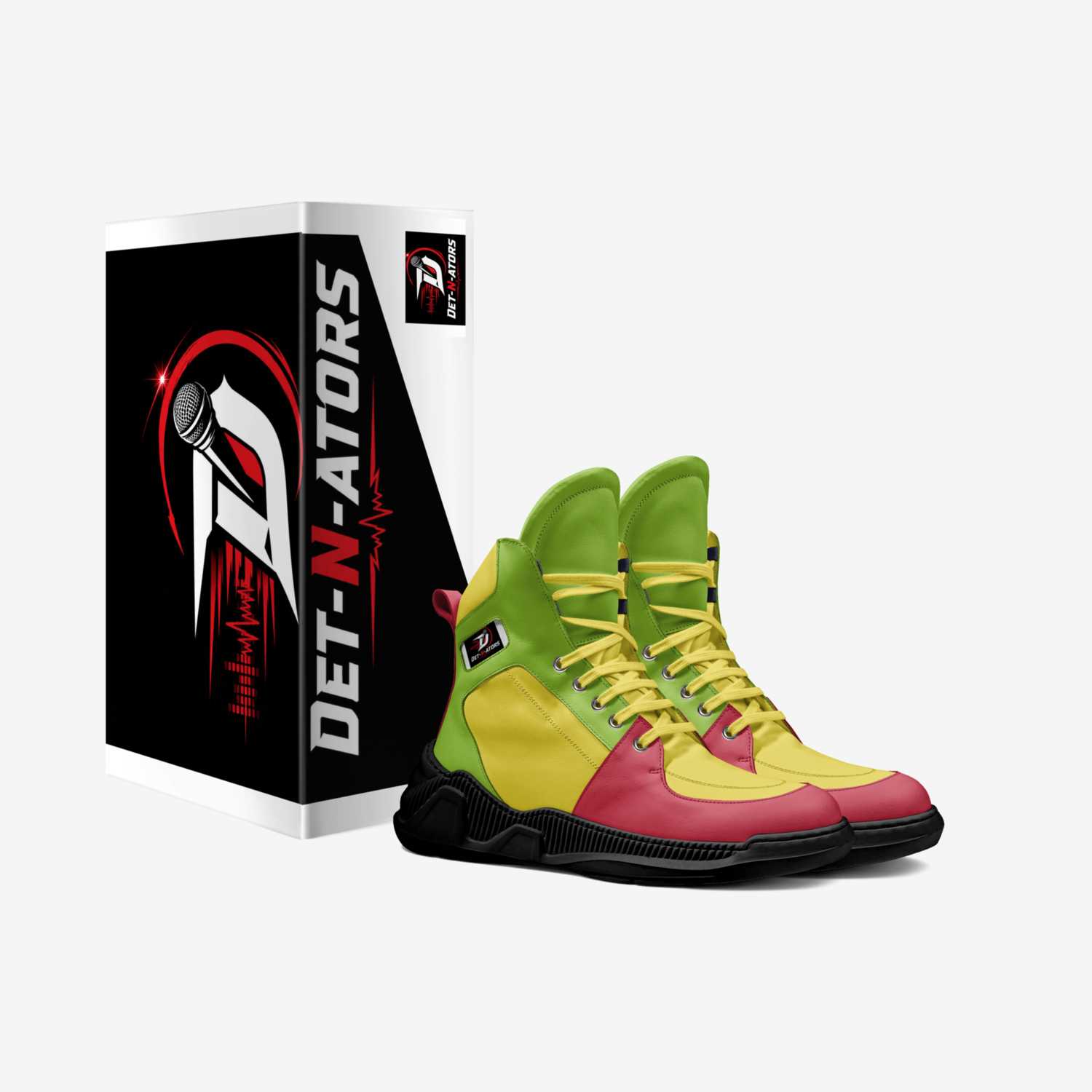 Laughter shake MIX custom made in Italy shoes by Idi Banamungu | Box view