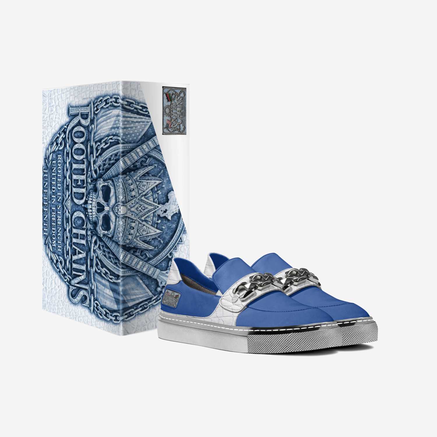 RHC Rooted Peace ☮ custom made in Italy shoes by Glass Felix | Box view