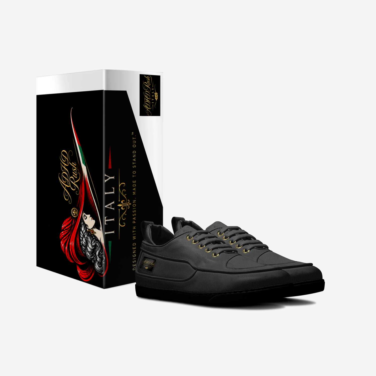 Lady love  custom made in Italy shoes by Reinaldo Palencia | Box view