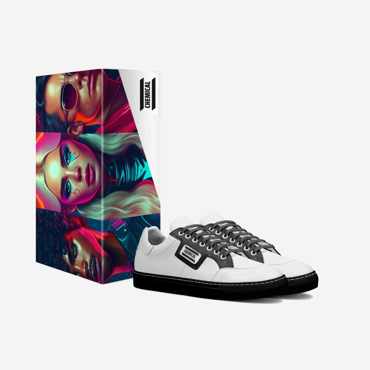 CHEMICAL  custom made in Italy shoes by Dashawn Johnson | Box view