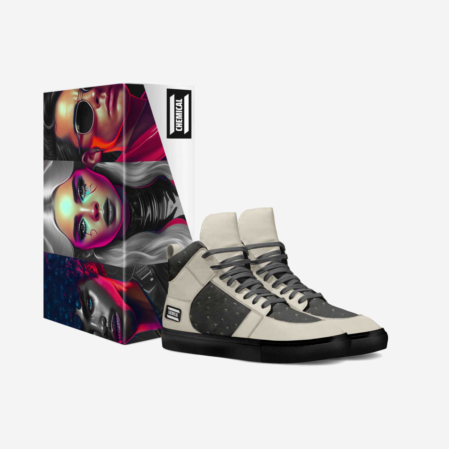 CHEMICAL  custom made in Italy shoes by Dashawn Johnson | Box view
