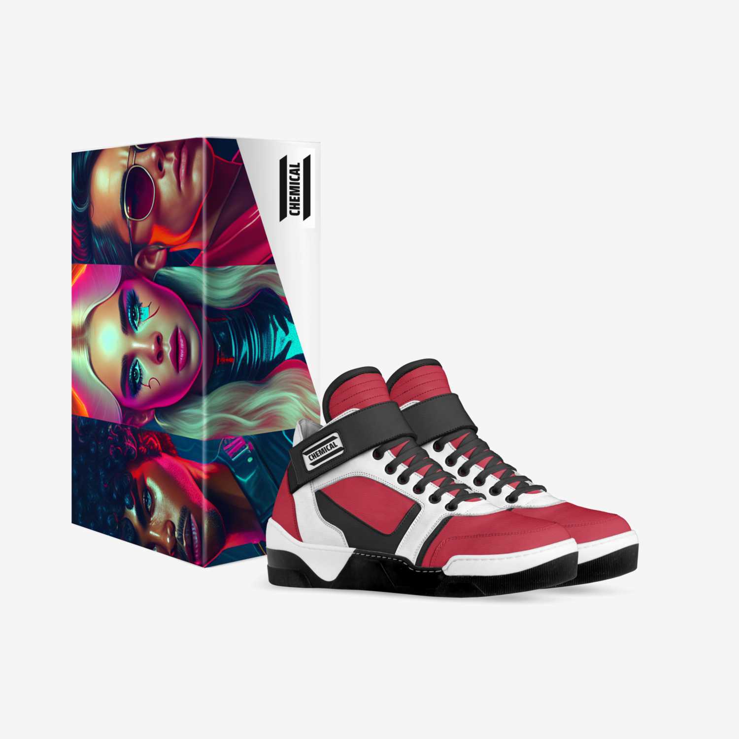 CHEMICAL  custom made in Italy shoes by Dashawn Johnson | Box view