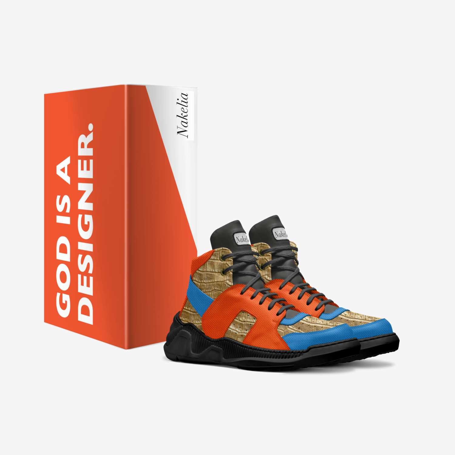 Nakelia - LGK14❕ custom made in Italy shoes by Ihesiah Myers | Box view