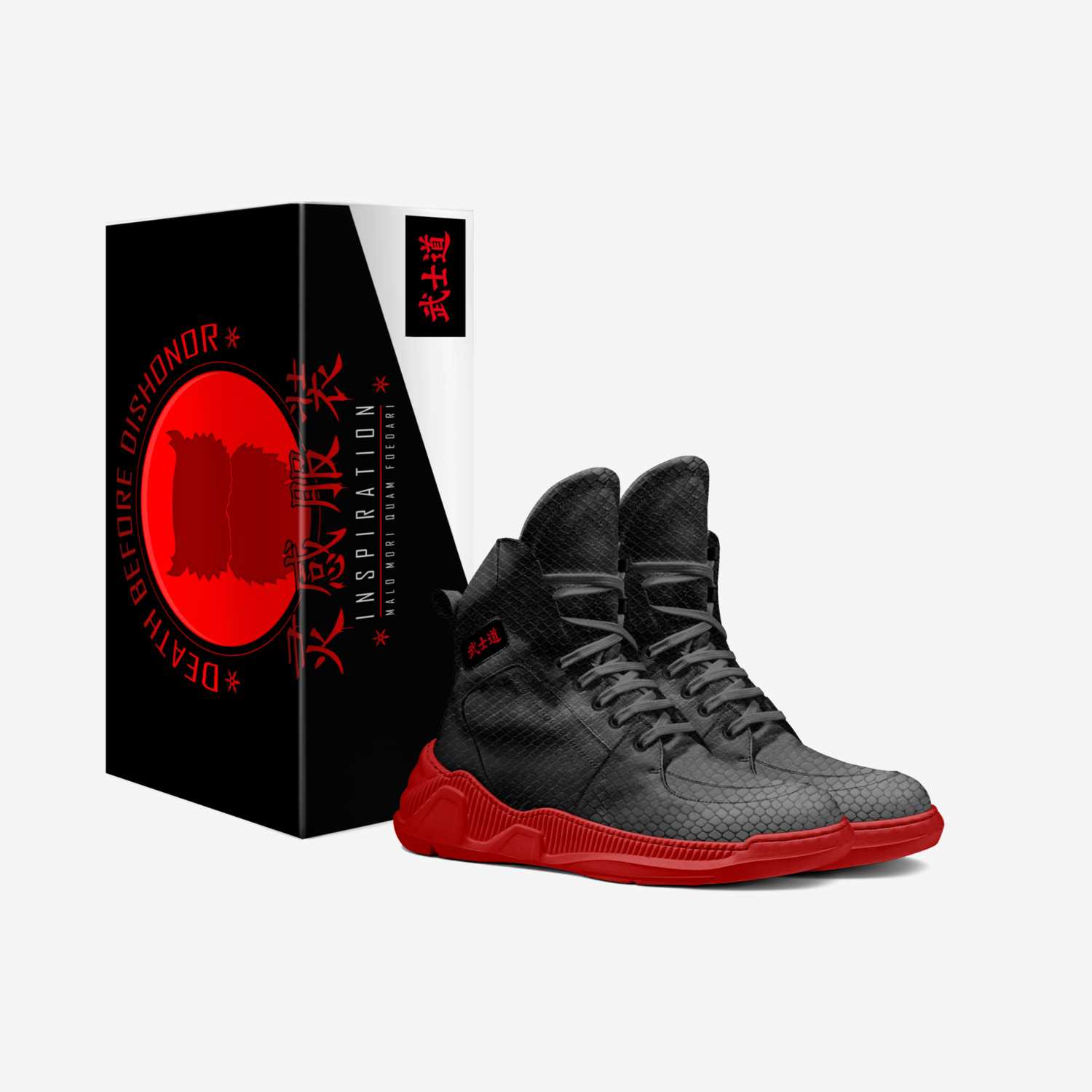 Bushidō custom made in Italy shoes by Inspiration Clothing | Box view