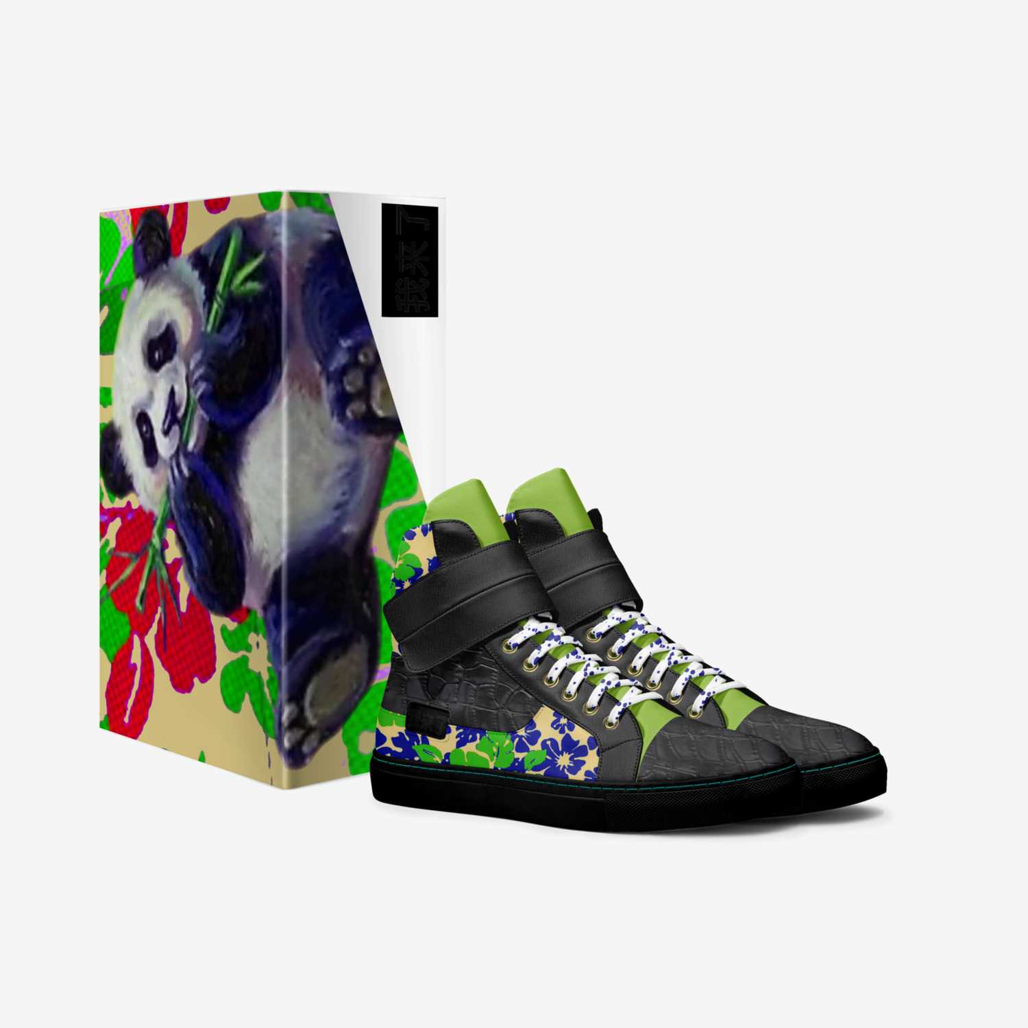PANDA-D3MIC custom made in Italy shoes by Robert Mcguire | Box view