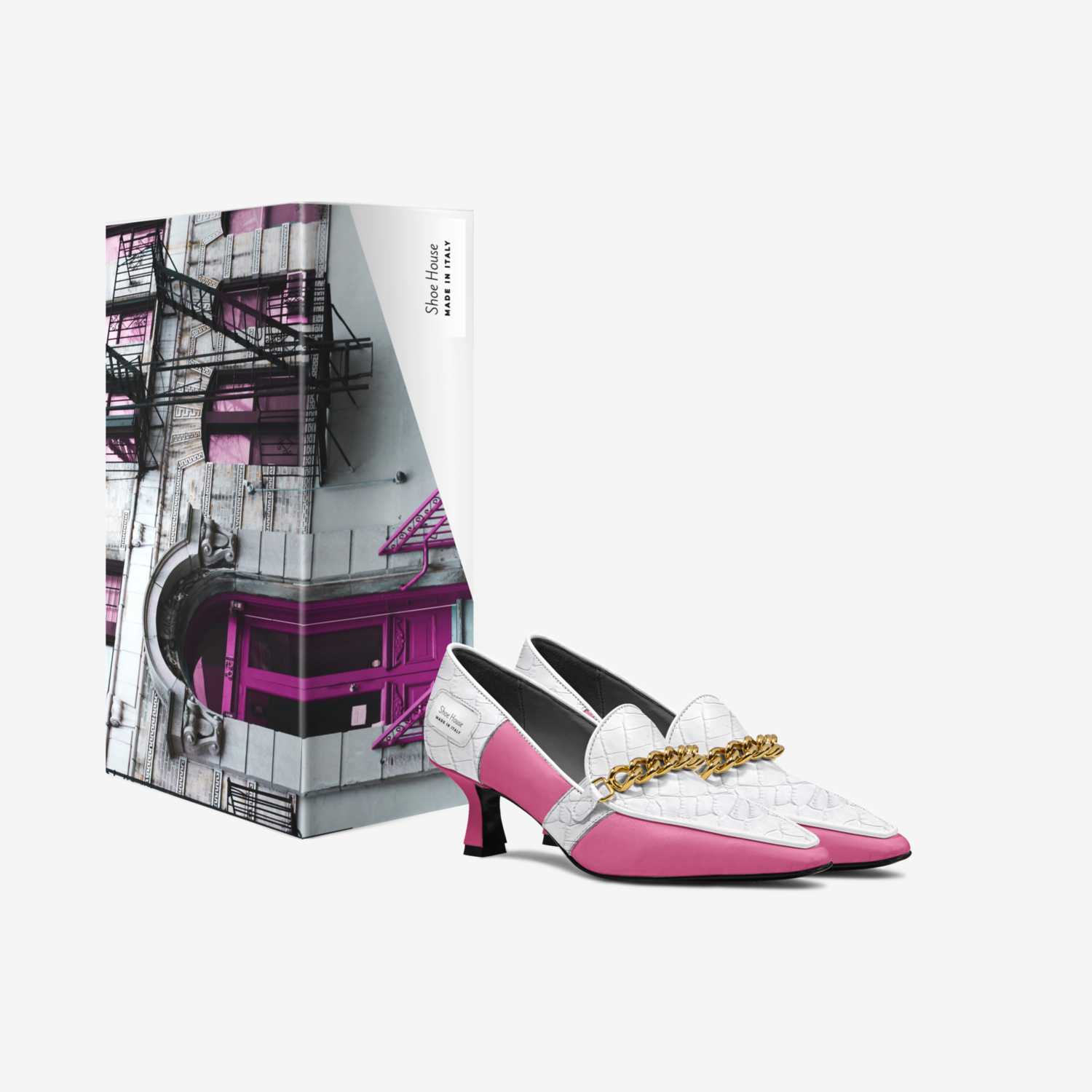 Shoe House  custom made in Italy shoes by Gregory Moreland | Box view