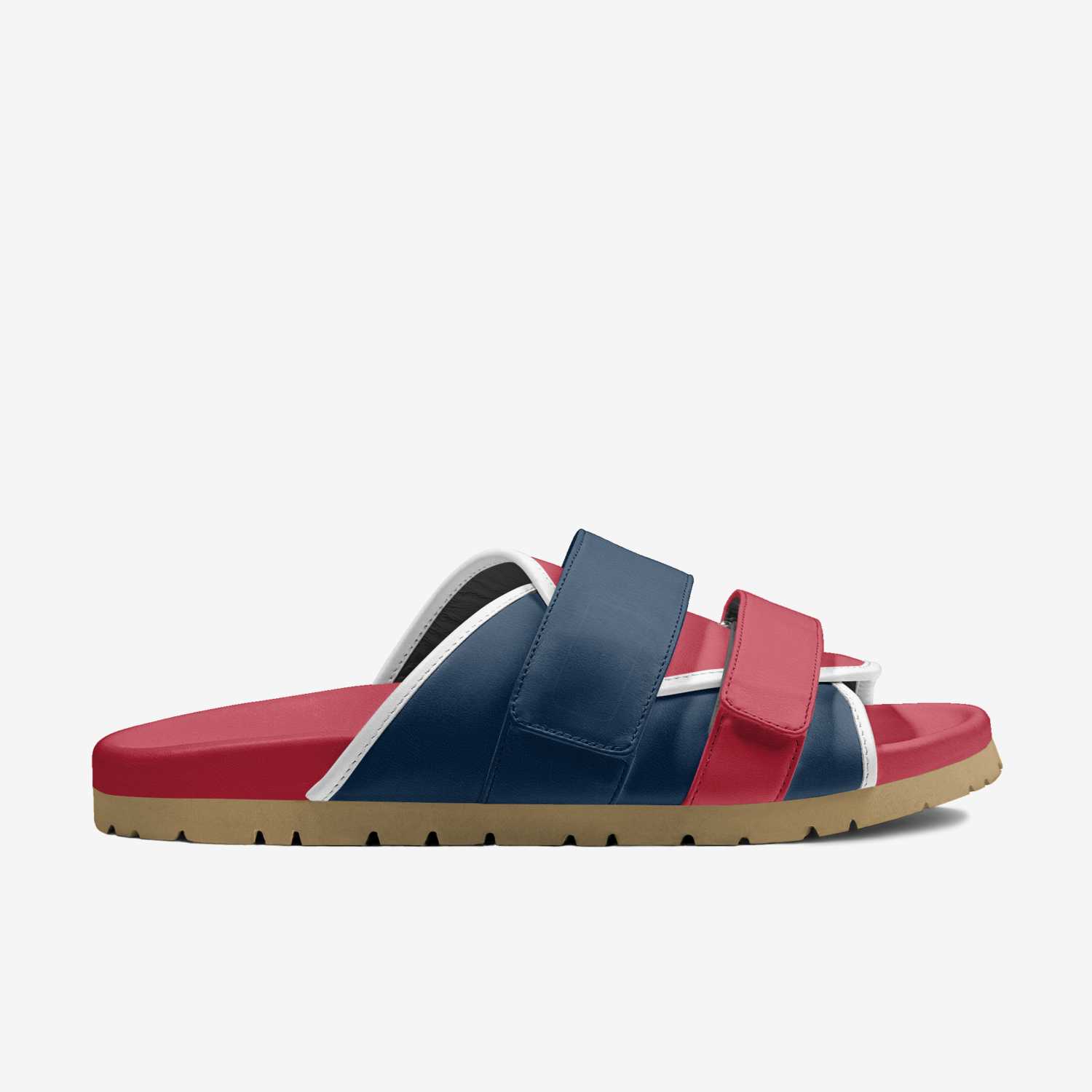 AMERICA 250 custom made in Italy shoes by I Adorned Yu Footwear  | Side view