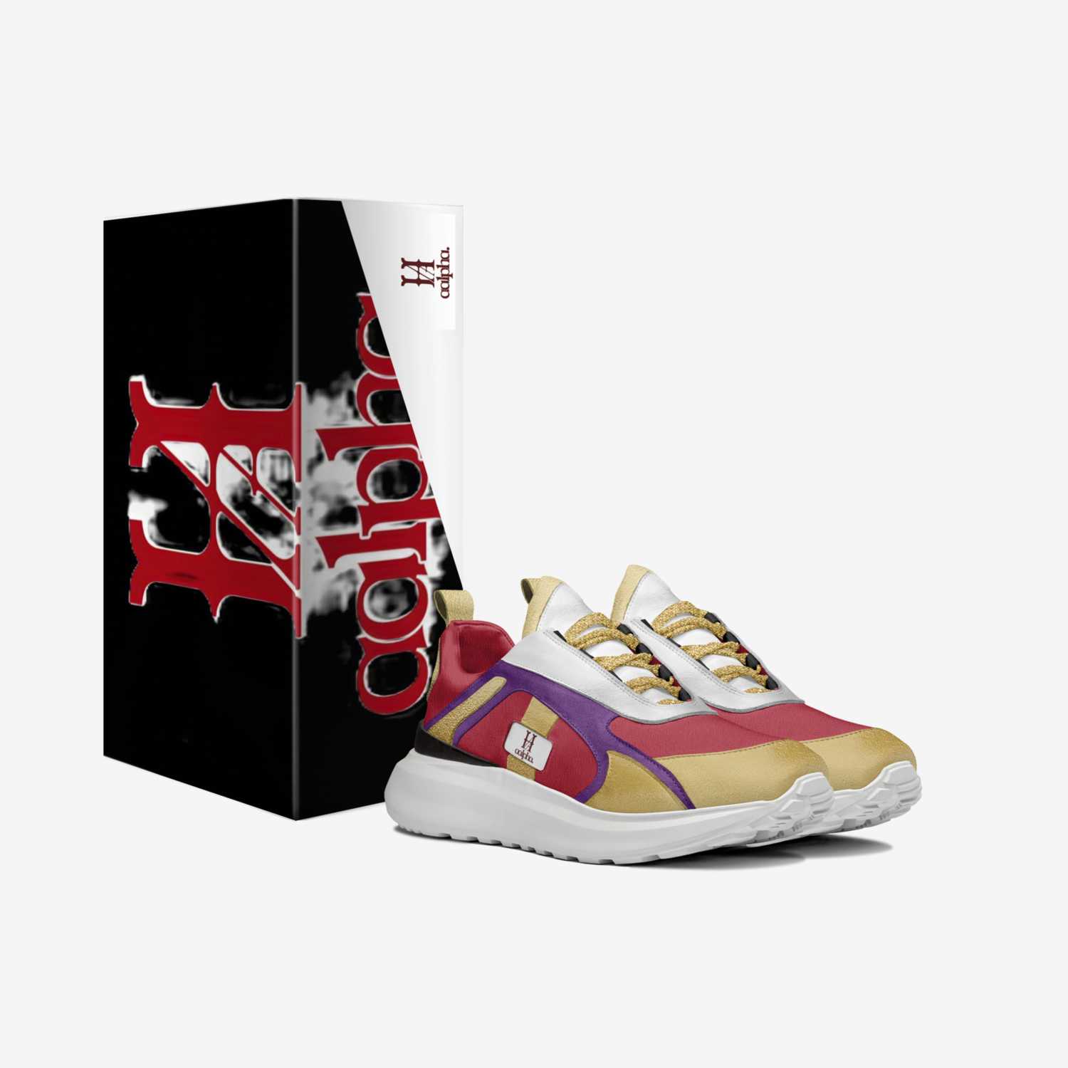 Running To Christ custom made in Italy shoes by Aldric Horton Sr | Box view