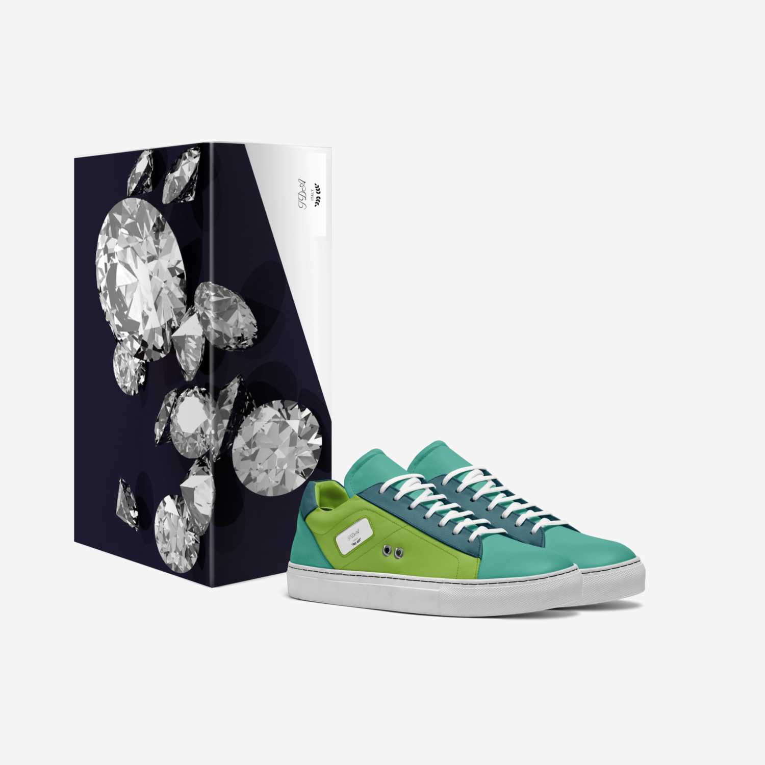 Tray Deuce Apparel custom made in Italy shoes by Travin D | Box view