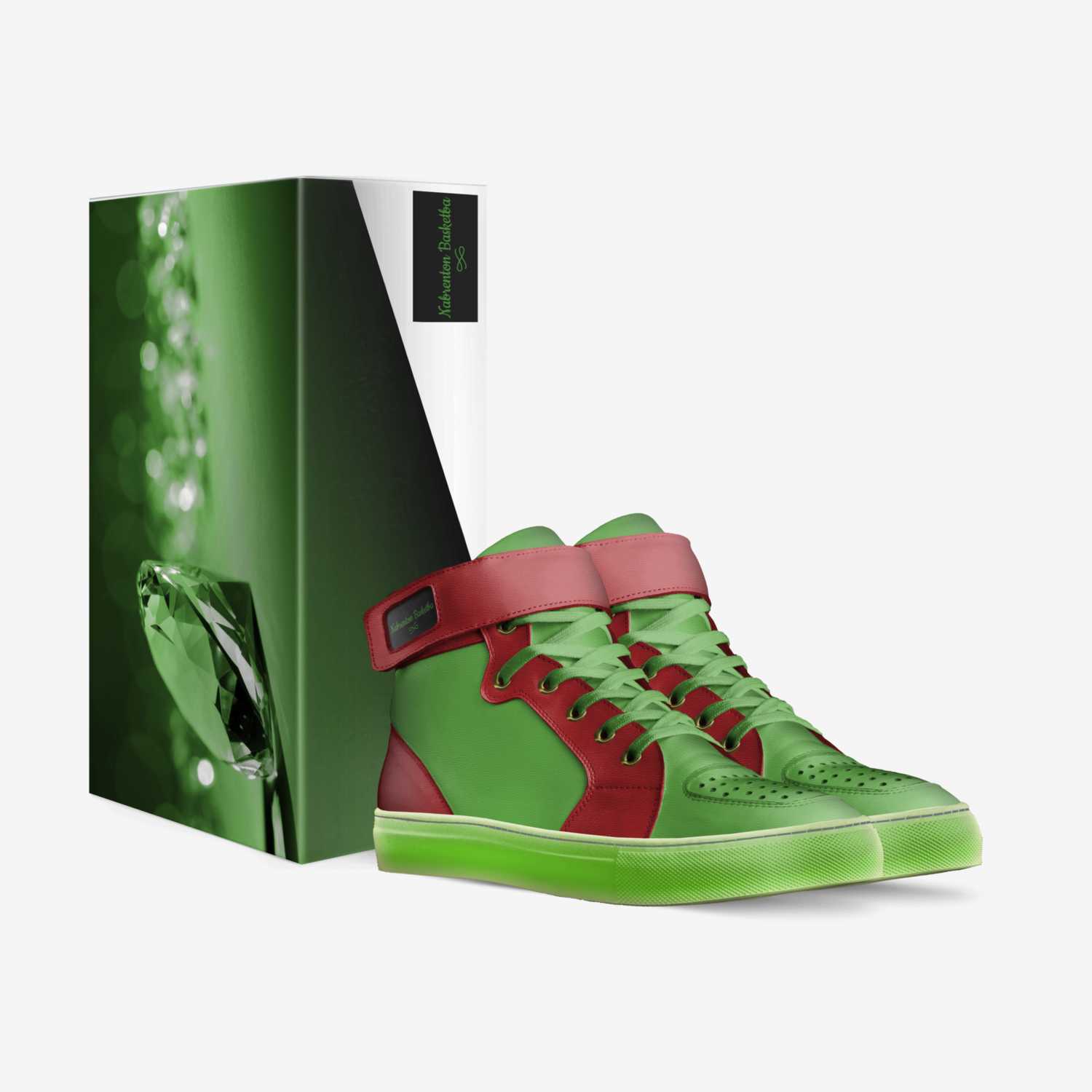 Nabrenton Basketba custom made in Italy shoes by Nabrenton Mcdaniel | Box view