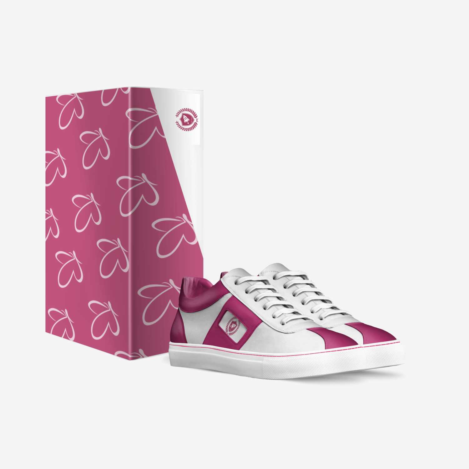 Plum Kicks custom made in Italy shoes by Little Starship Academy | Box view