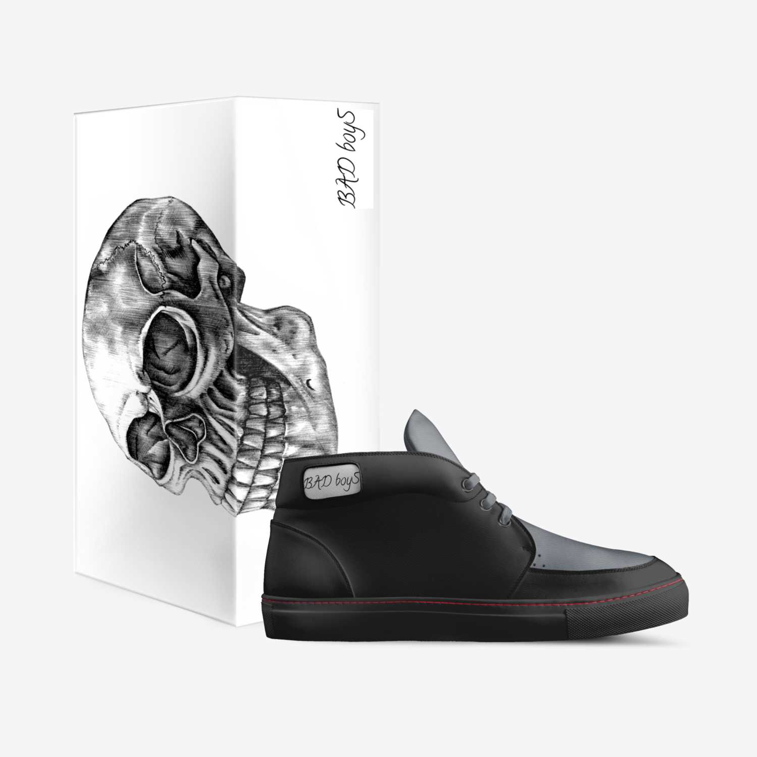 BAD boyS custom made in Italy shoes by Omar Khalaf | Box view