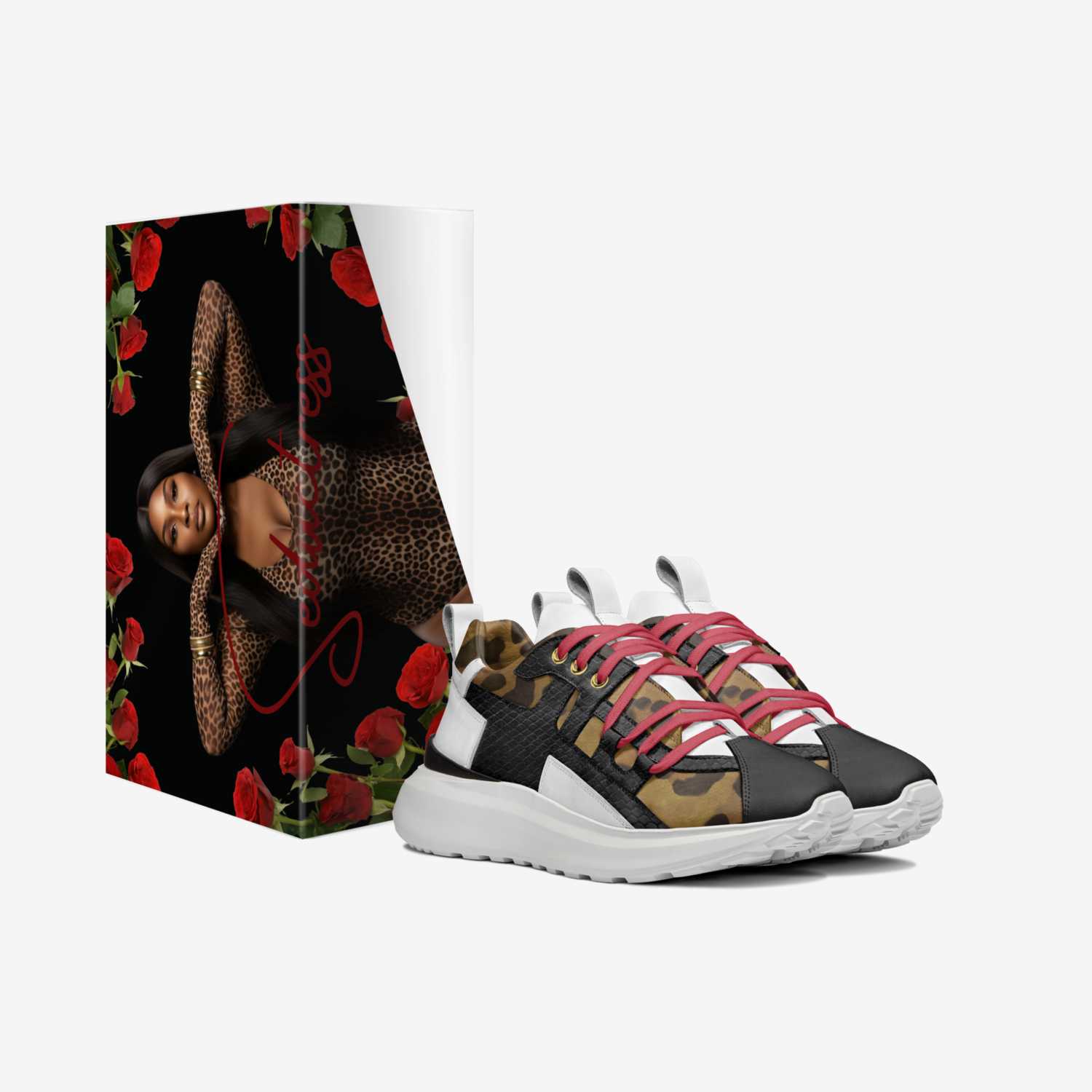 Dark Seduction Sne custom made in Italy shoes by Jasmine Mensah | Box view