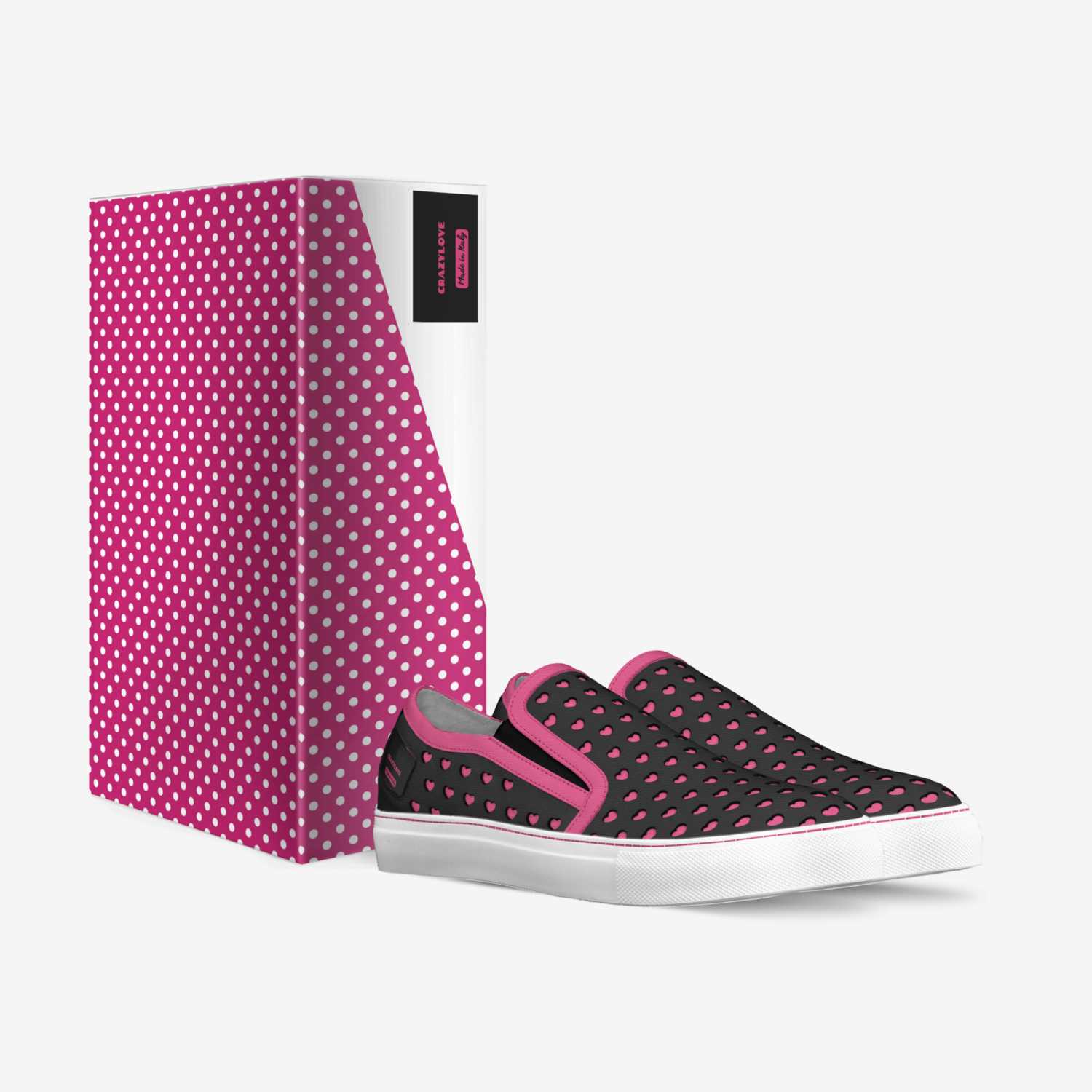 CRAZYLOVE custom made in Italy shoes by Ayesha Hassaum | Box view