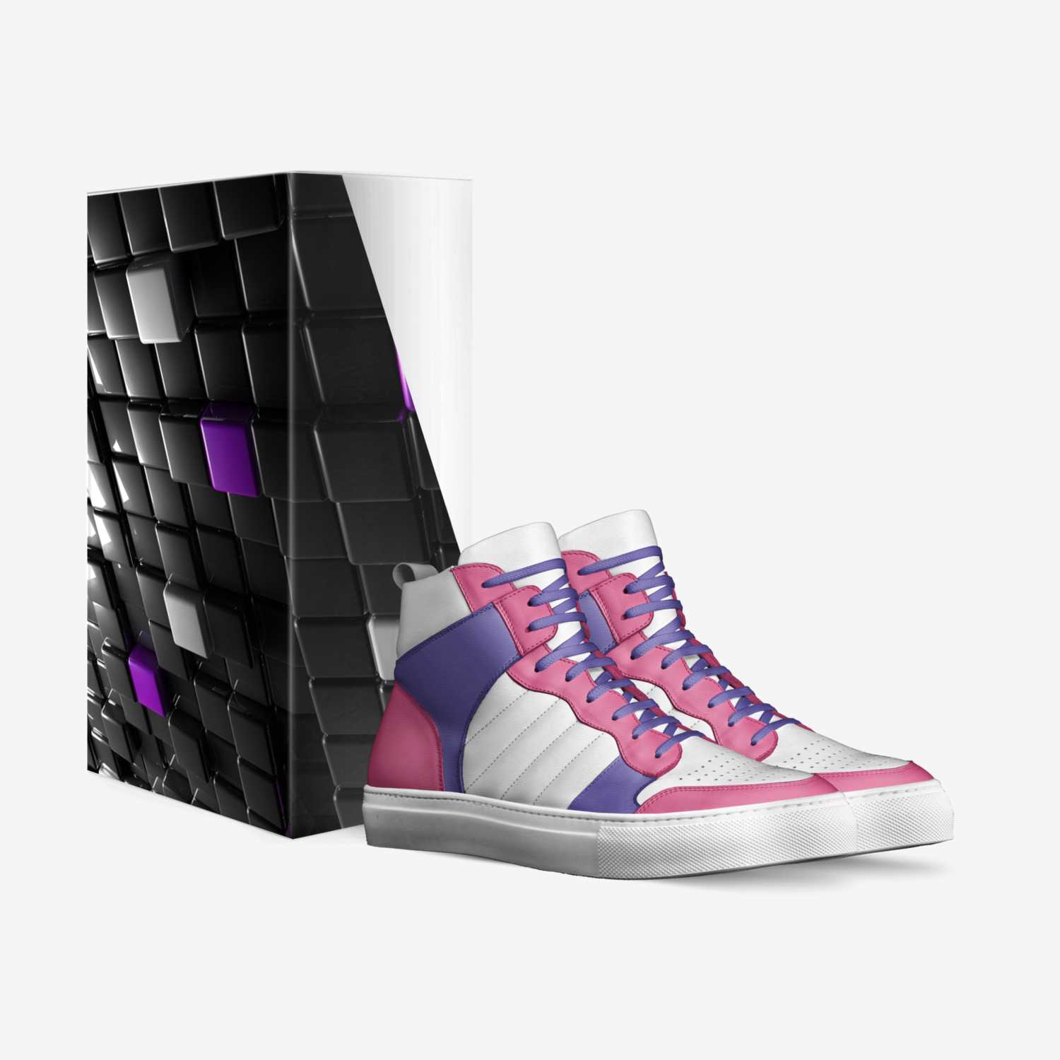 Neon Ballers custom made in Italy shoes by Lauren Spencer | Box view
