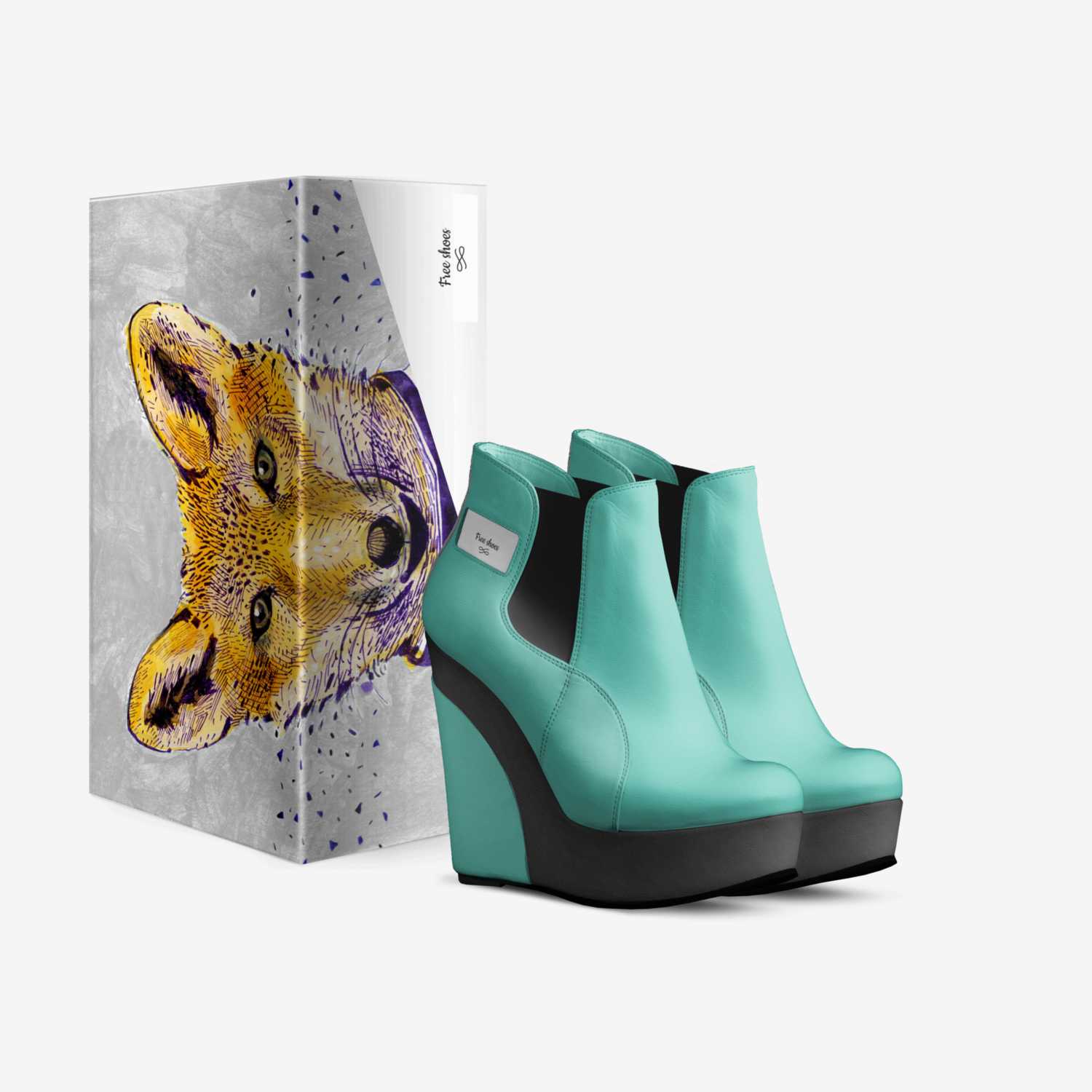 Free shoes custom made in Italy shoes by Yennai Castillo | Box view
