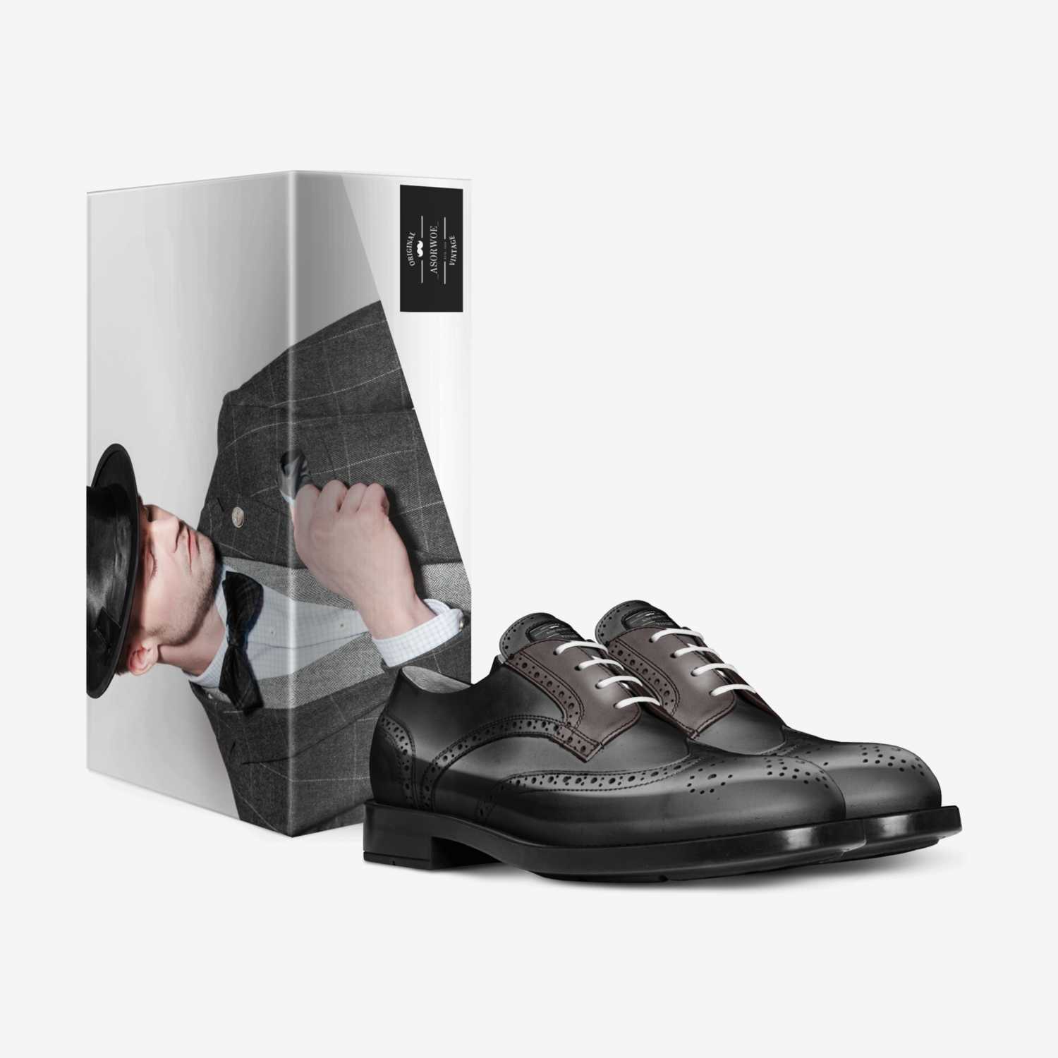 _asorwoe_ custom made in Italy shoes by Papa Kwabena | Box view