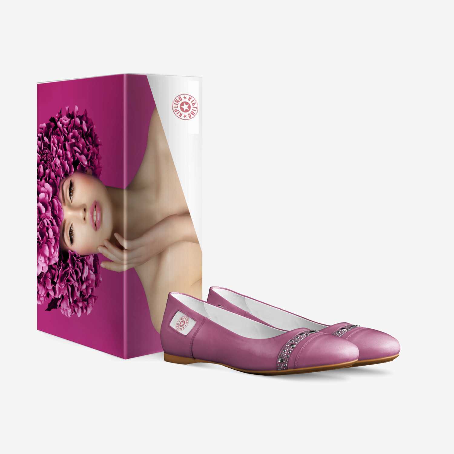 kipling flat custom made in Italy shoes by Hanata Inc | Box view