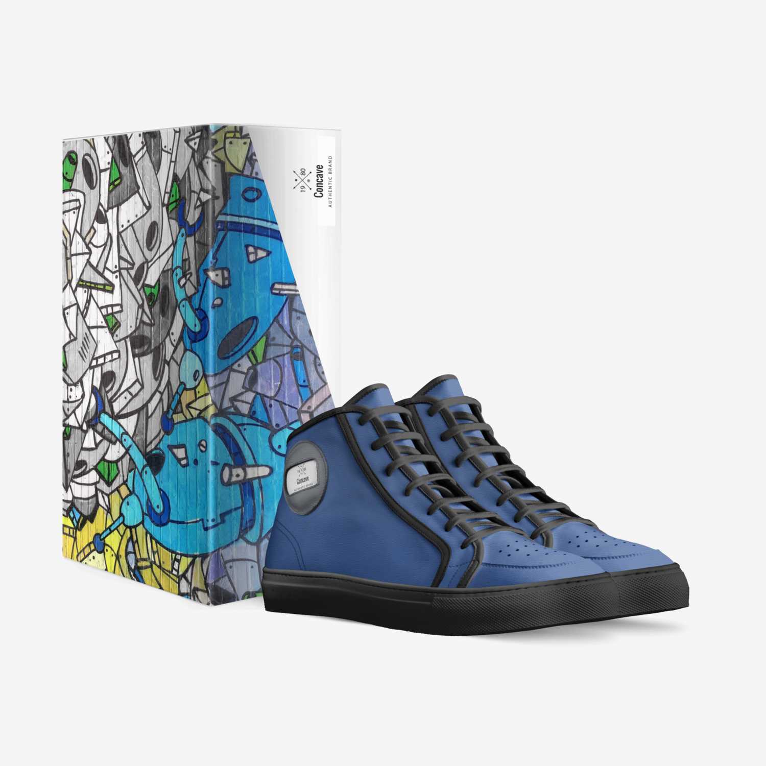 Concave custom made in Italy shoes by Ahmed Ali | Box view