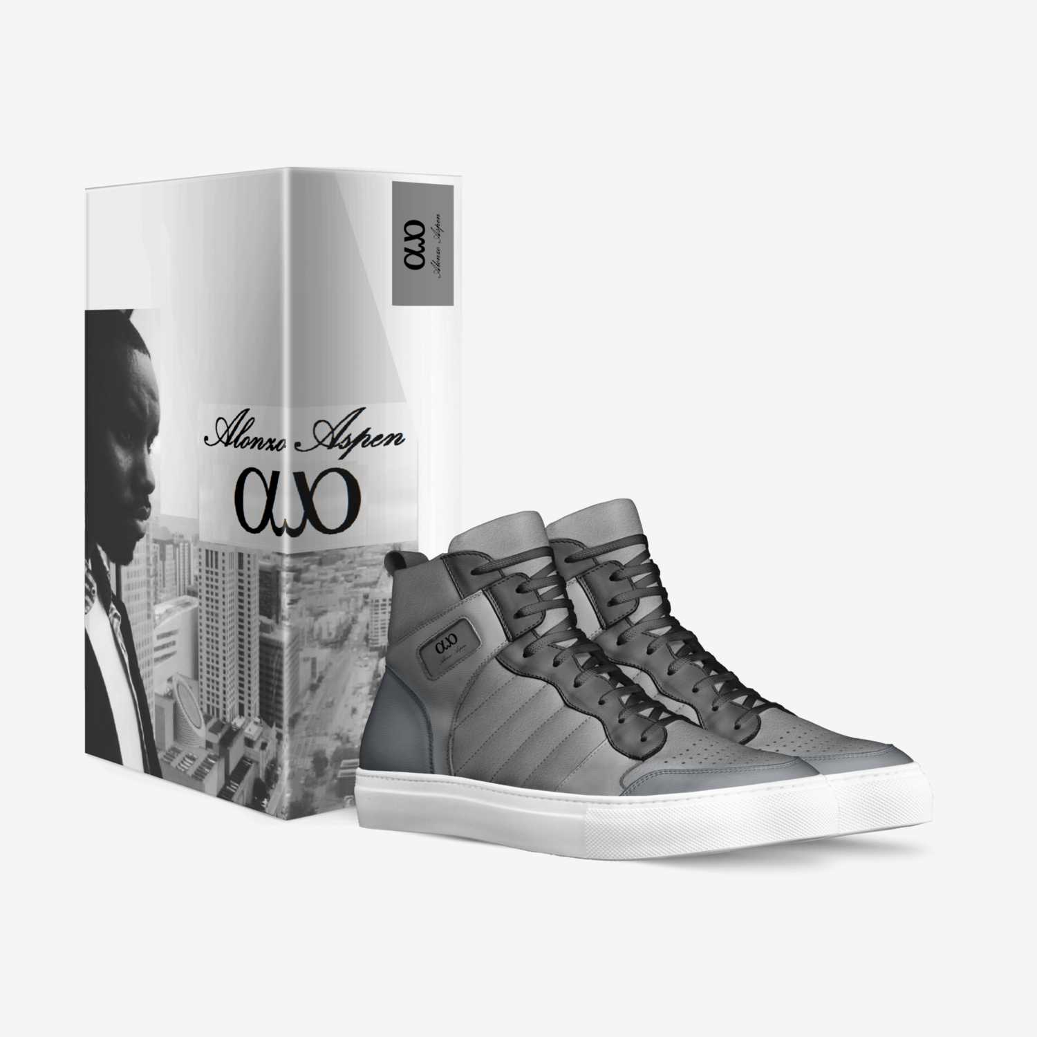 Alonzo Aspen custom made in Italy shoes by John Curtis | Box view