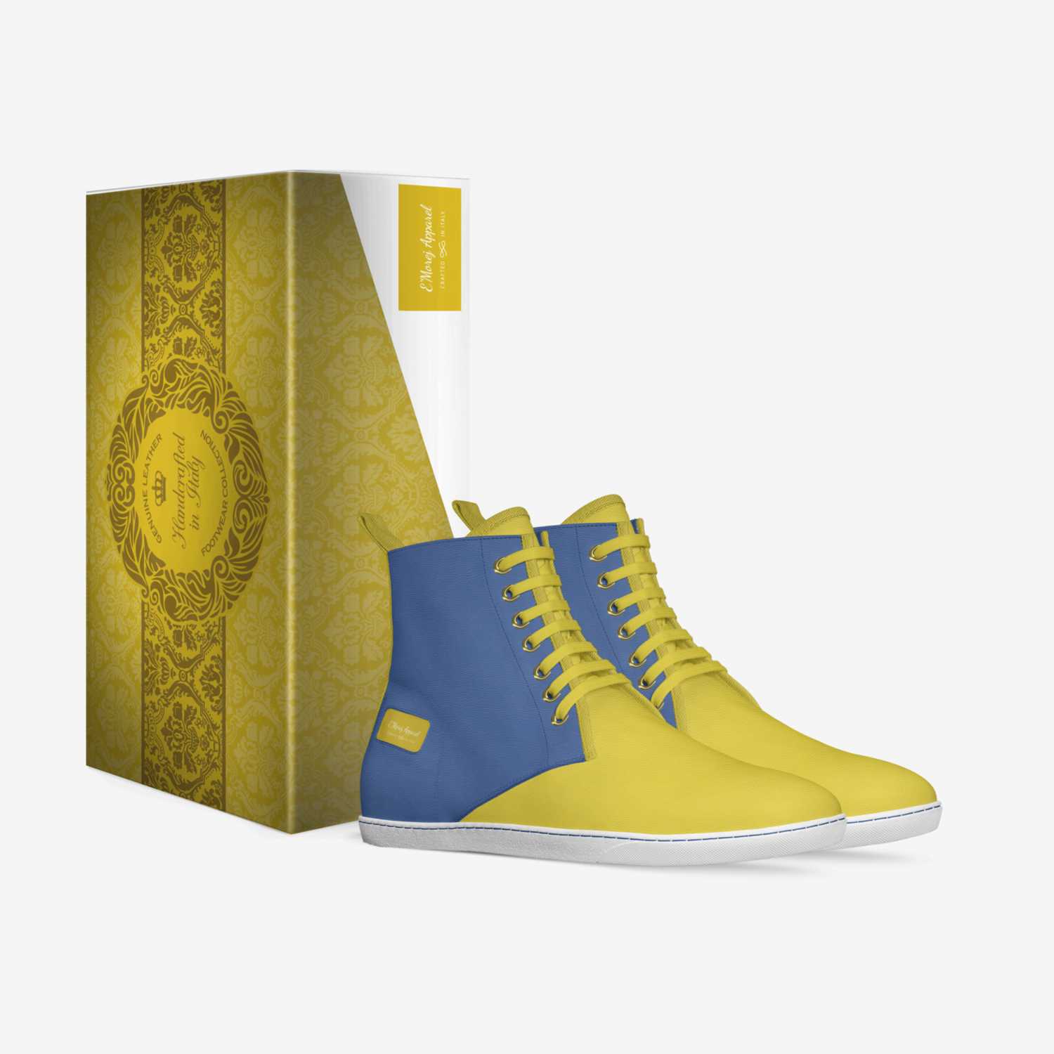 E'Morej Apparel custom made in Italy shoes by Lateef Williams | Box view