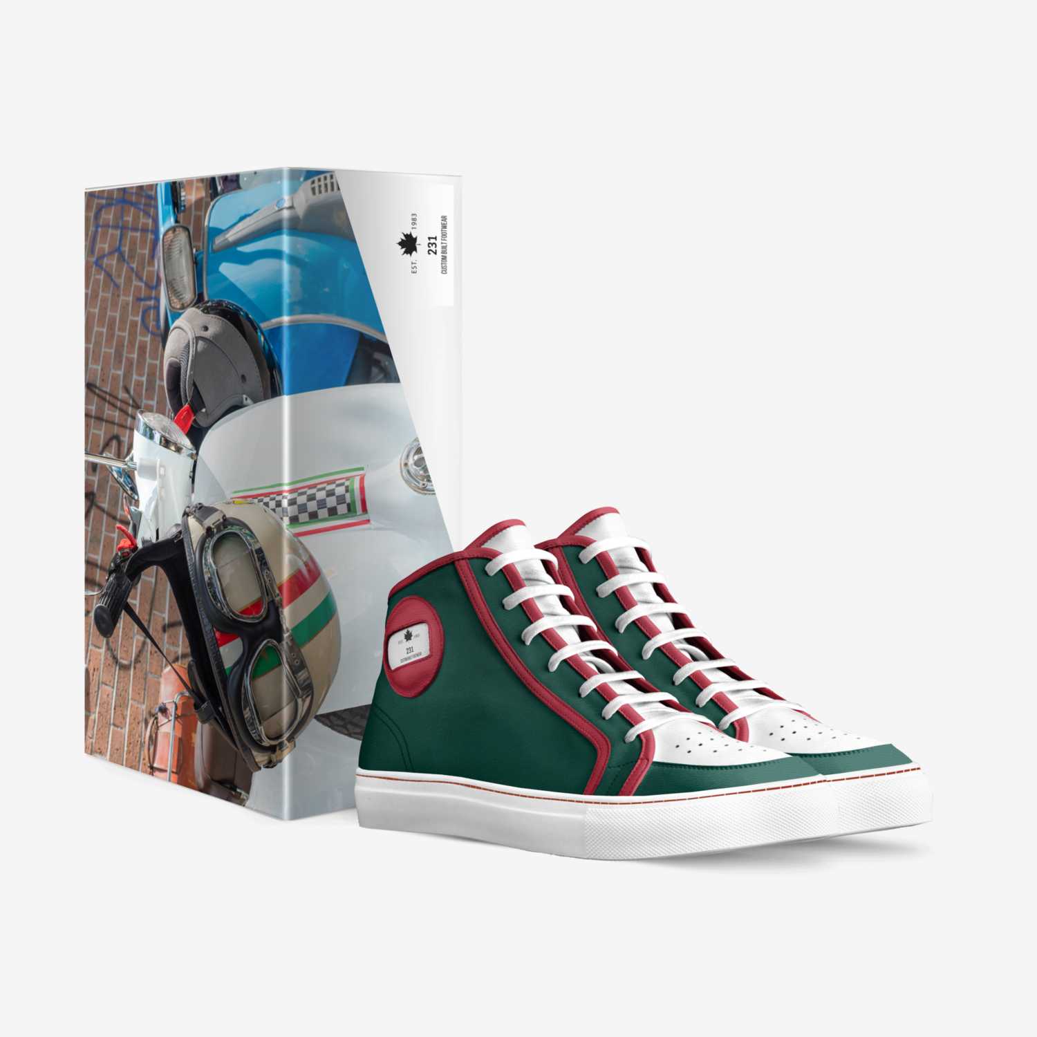 Saint-Gold custom made in Italy shoes by Raised Finger | Box view