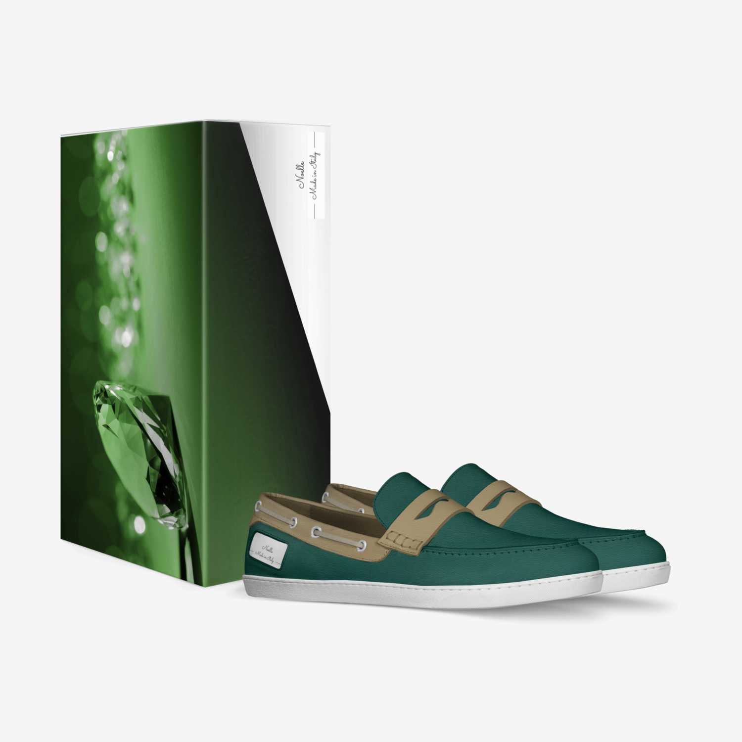 Noelle custom made in Italy shoes by Lashanna Banks | Box view