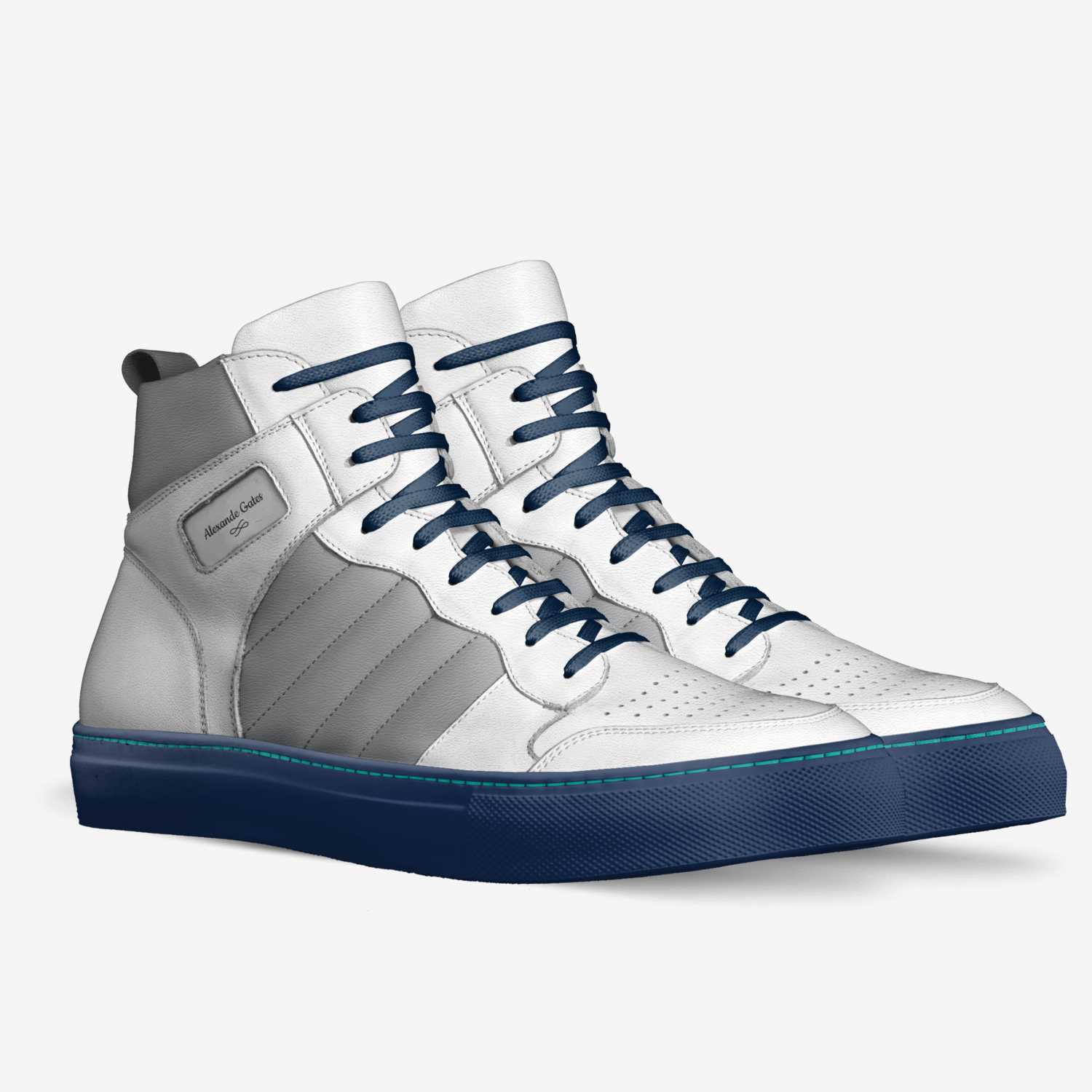 Alexande Gates custom made in Italy shoes by Jonathan Andre Cowley | Double view