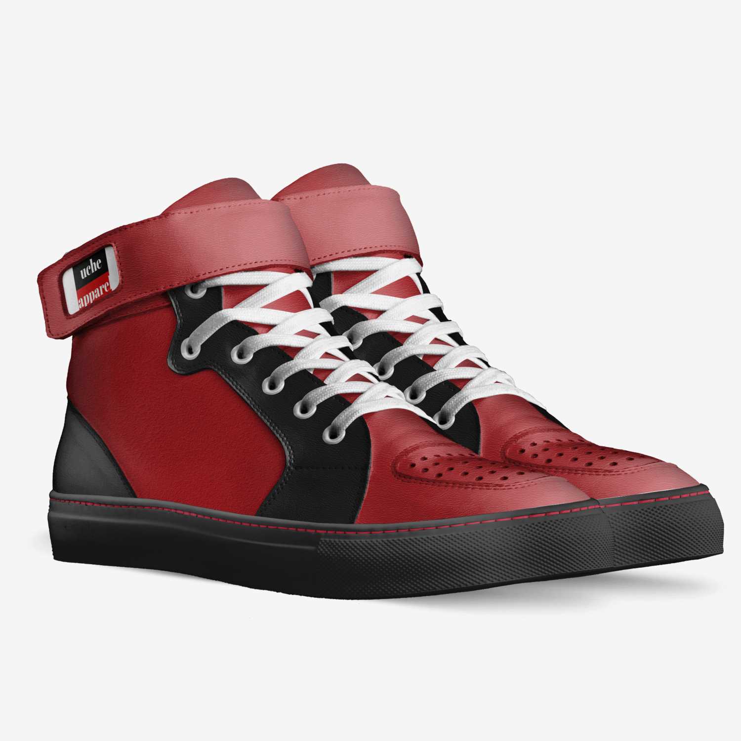 uche apparel custom made in Italy shoes by Enam Montgomery | Double view