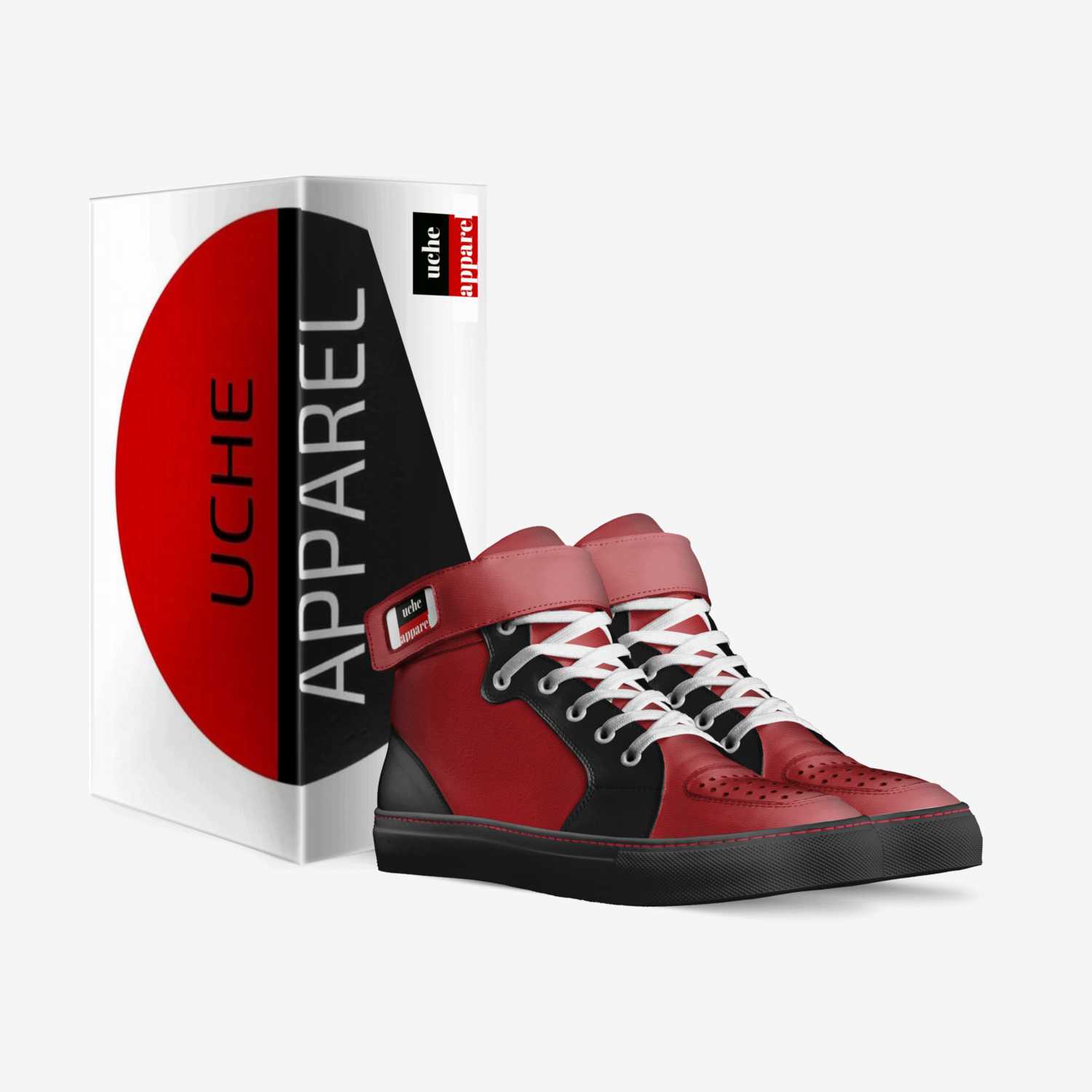 uche apparel custom made in Italy shoes by Enam Montgomery | Box view