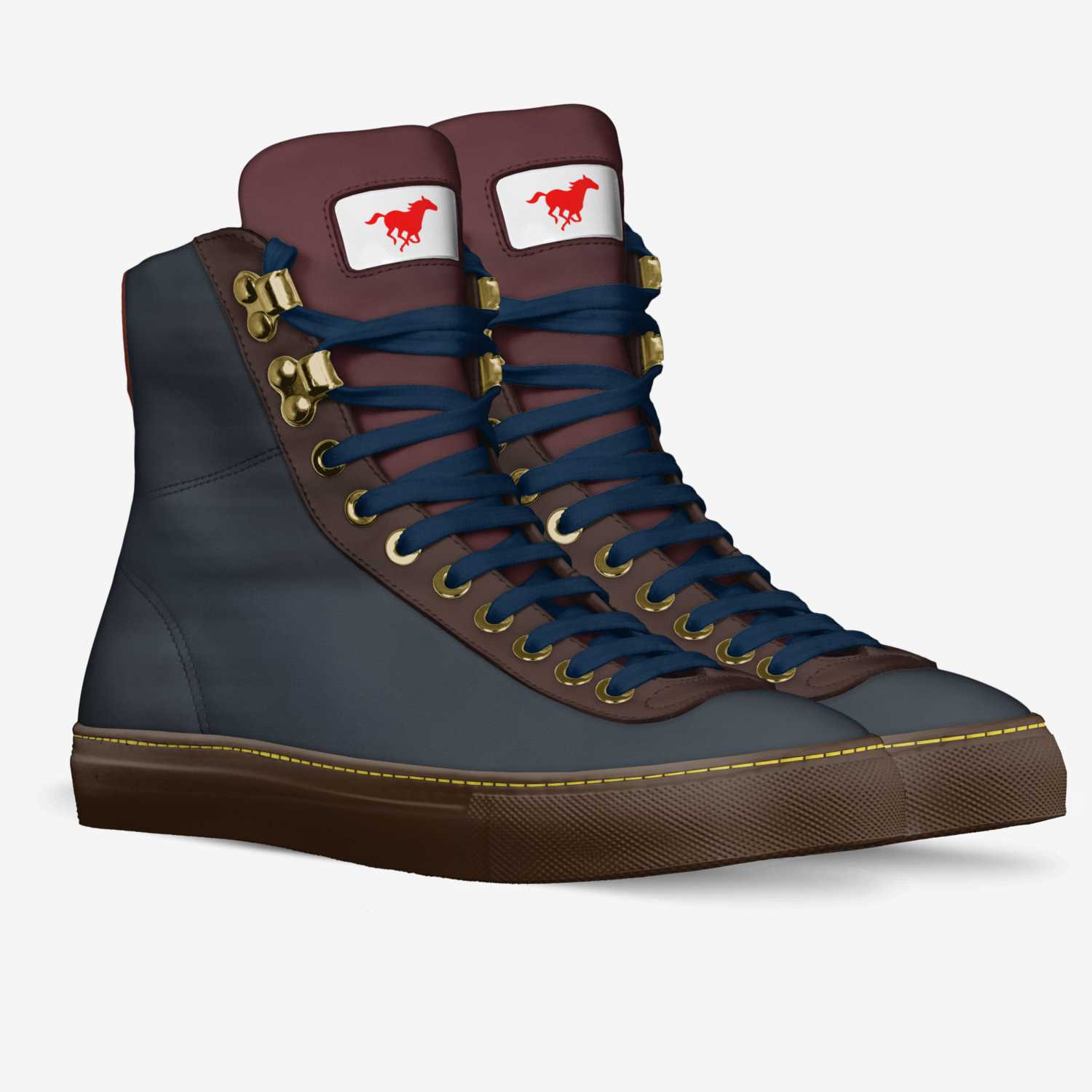 ALEXANDE GATES custom made in Italy shoes by Jonathan Andre Cowley | Double view